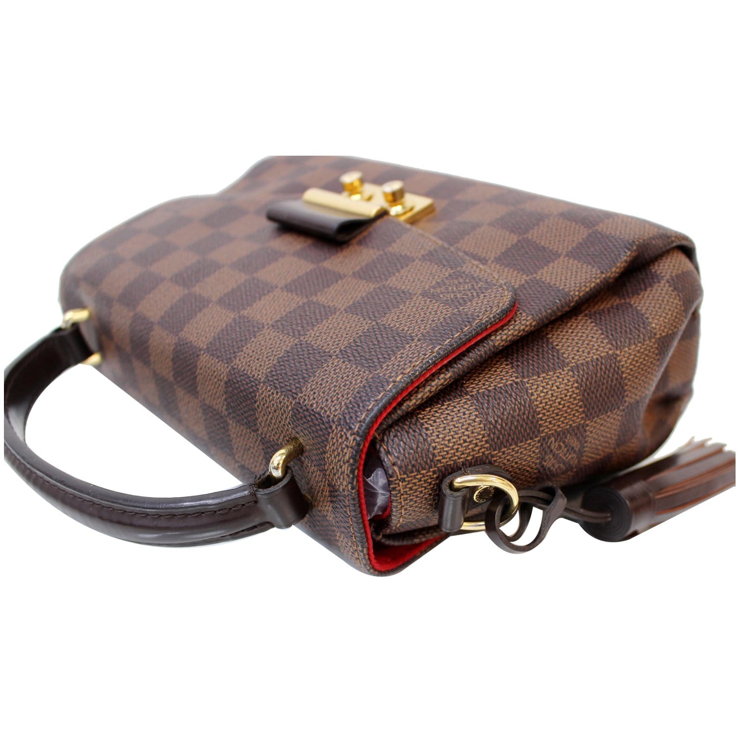 Louis Vuitton Bag Charm Croisette Tassel Brown in Vachetta Calfskin - ES