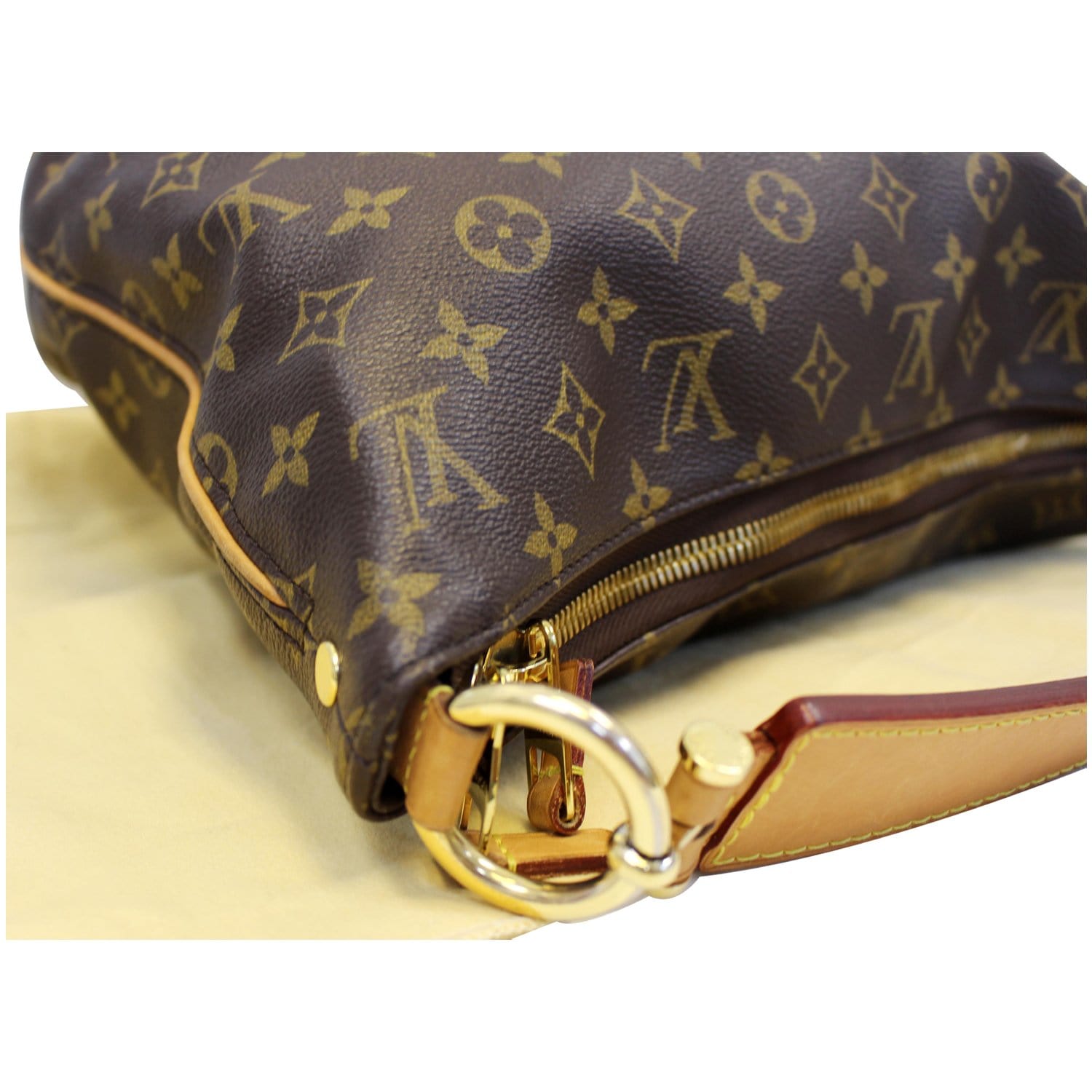Sully handbag Louis Vuitton Brown in Polyester - 33252933