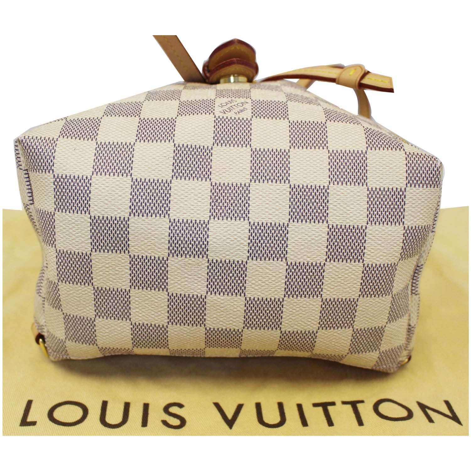 Louis Vuitton White Damier Azur Sperone BB Cloth ref.922054 - Joli Closet