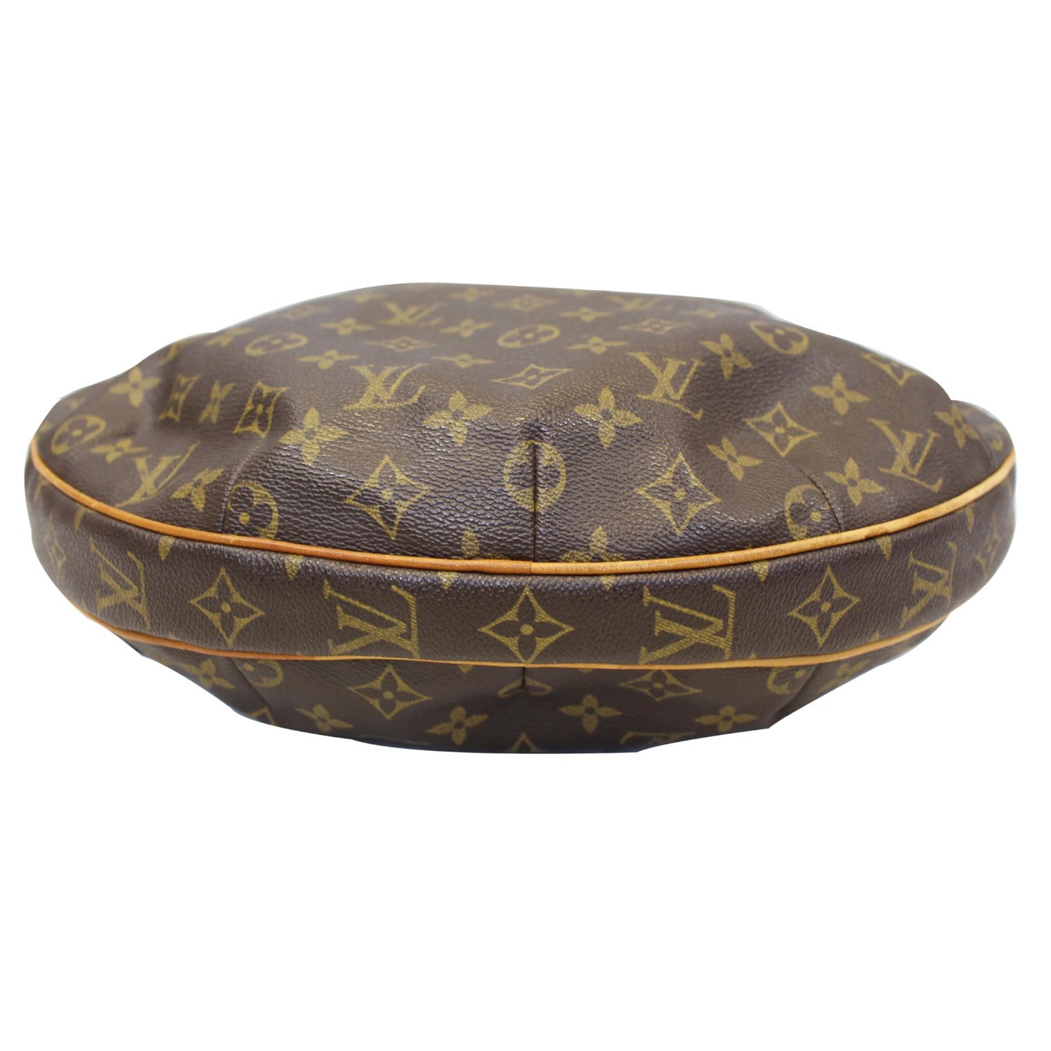 Croissant cloth handbag Louis Vuitton Brown in Cloth - 29358646