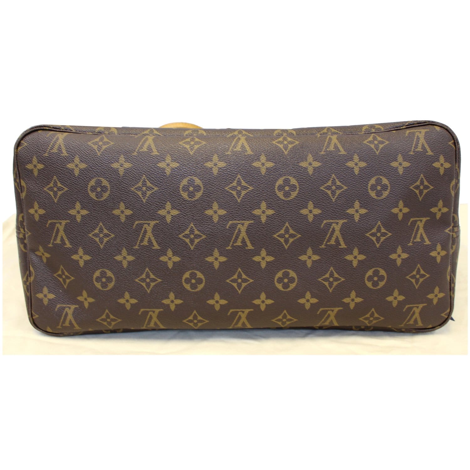 Neverfull cloth tote Louis Vuitton Brown in Cloth - 20711400