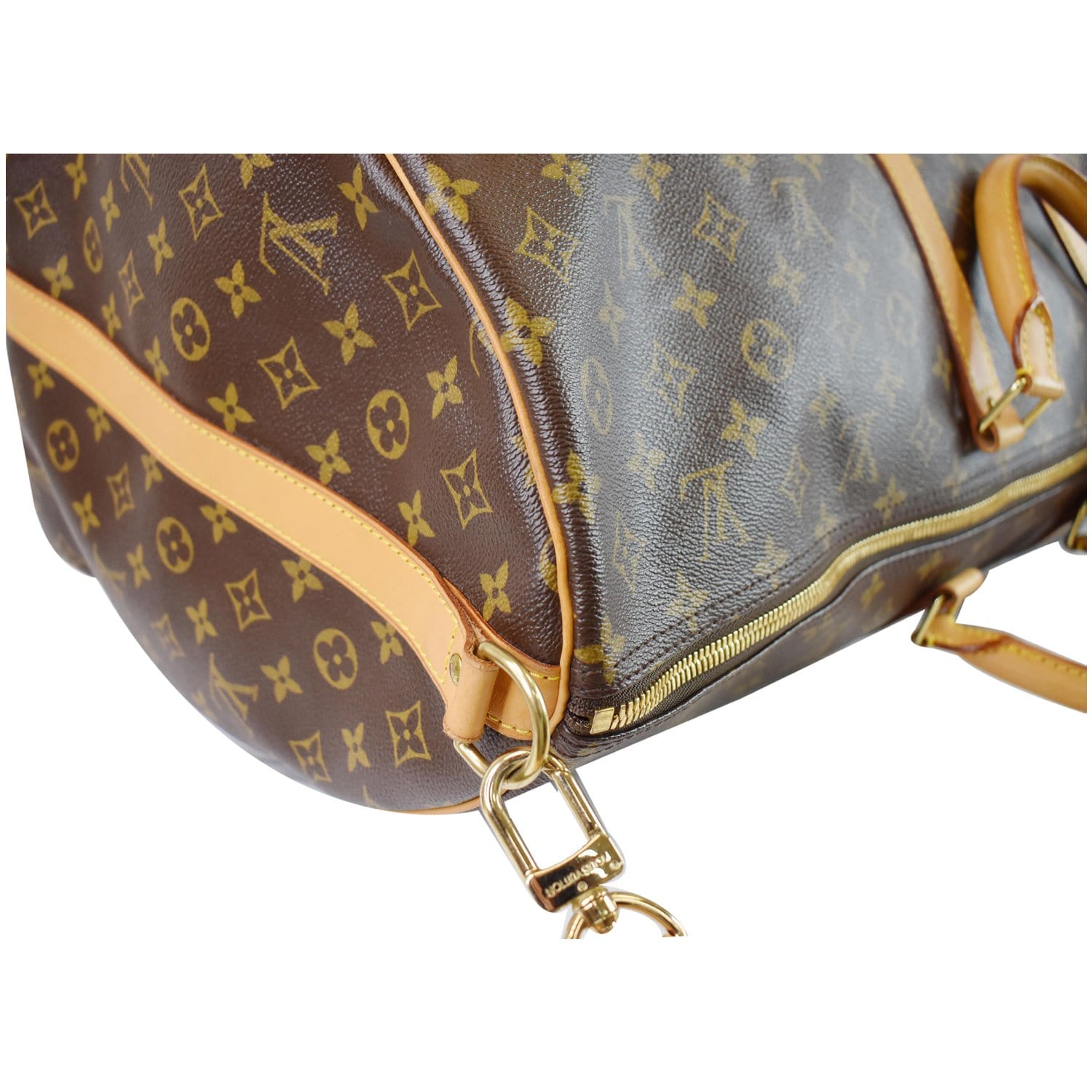 Extra Large Louis Vuitton Bandouliere Monogram Canvas Keepall 60
