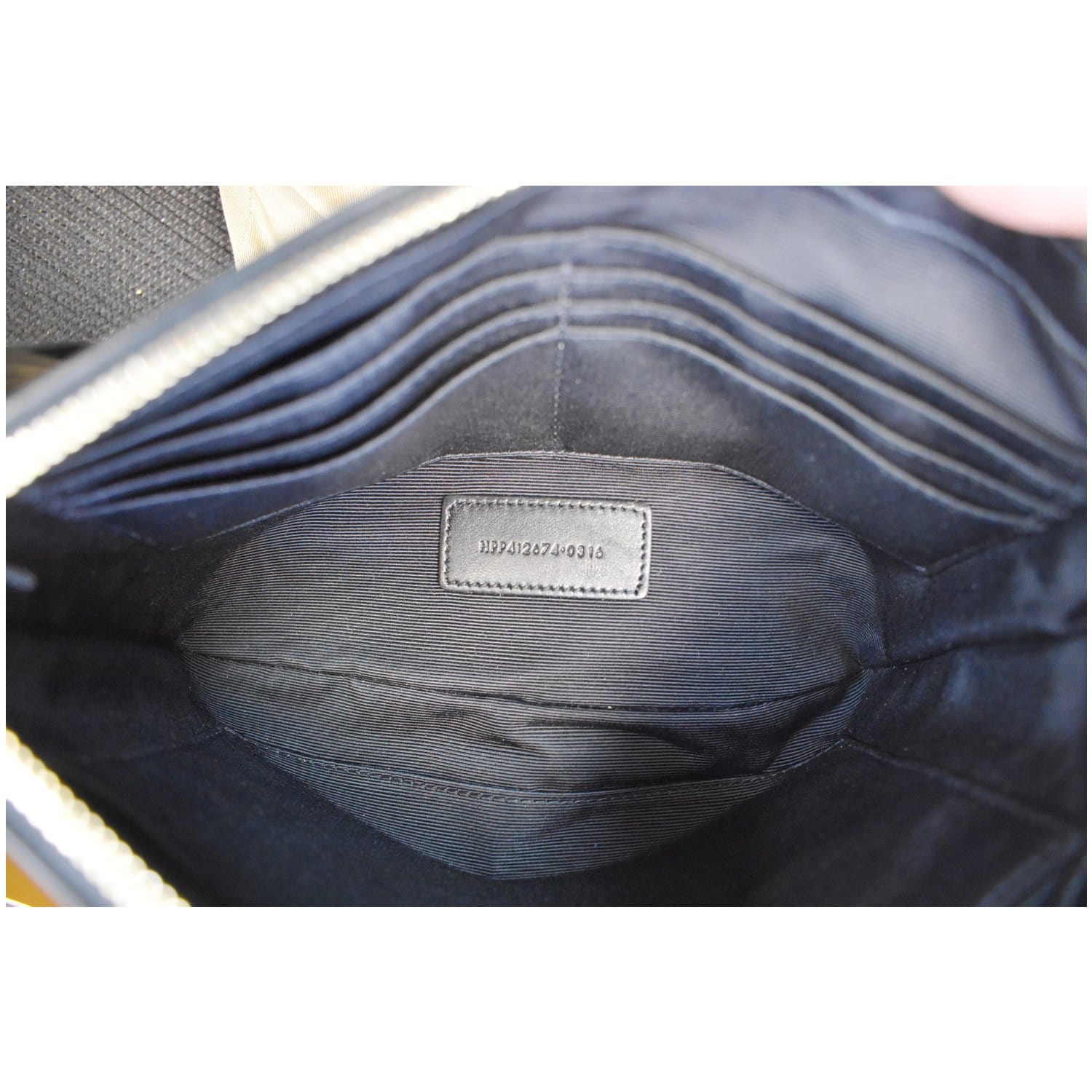 Saint Laurent Teen Monogram Crossbody Bag Leather at 1stDibs