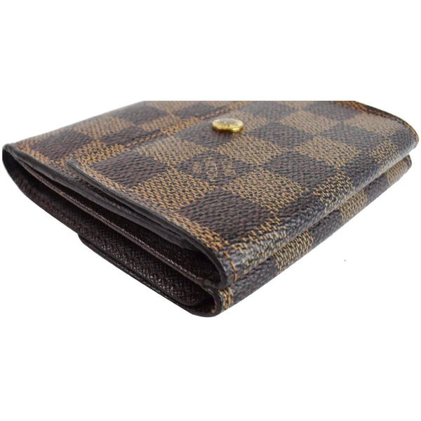 Louis Vuitton Elise Compact Damier Ebene Wallet - checks