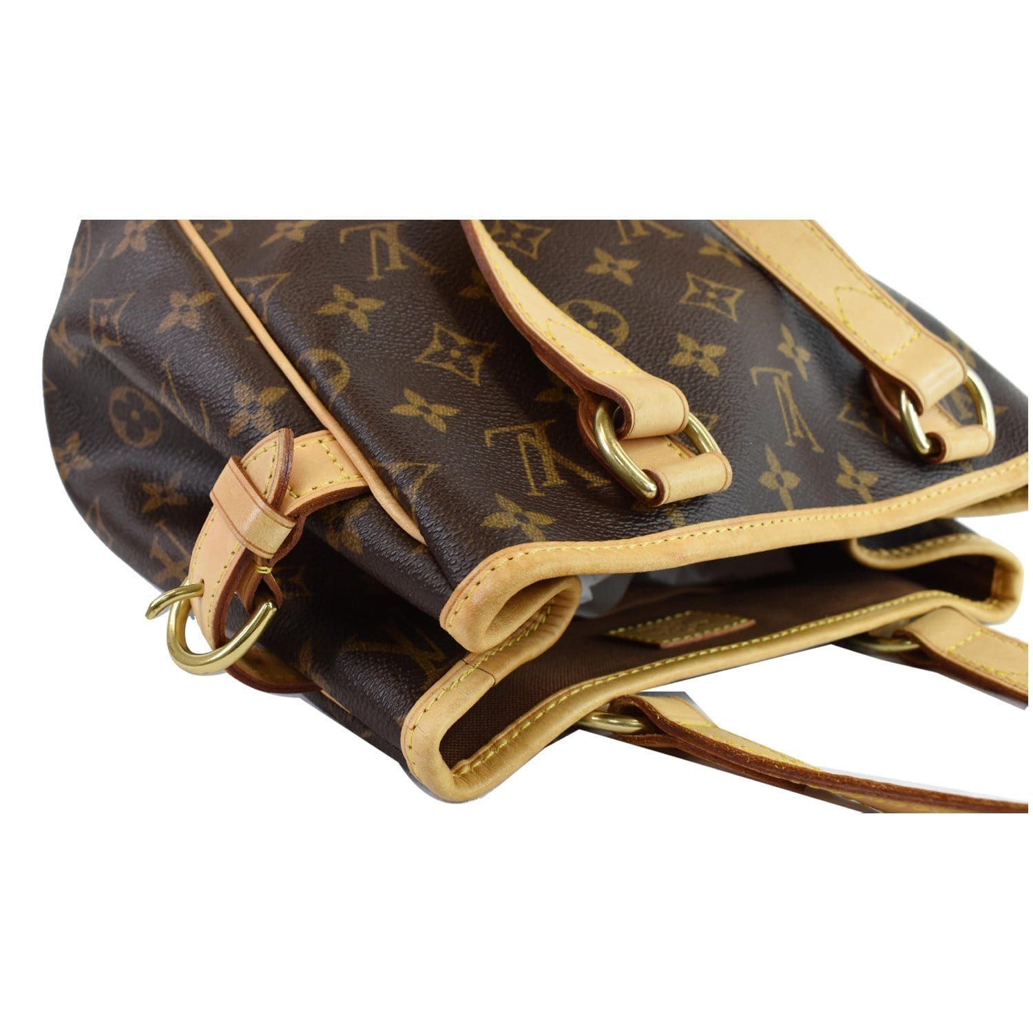 Batignolles handbag Louis Vuitton Brown in Cotton - 34181068