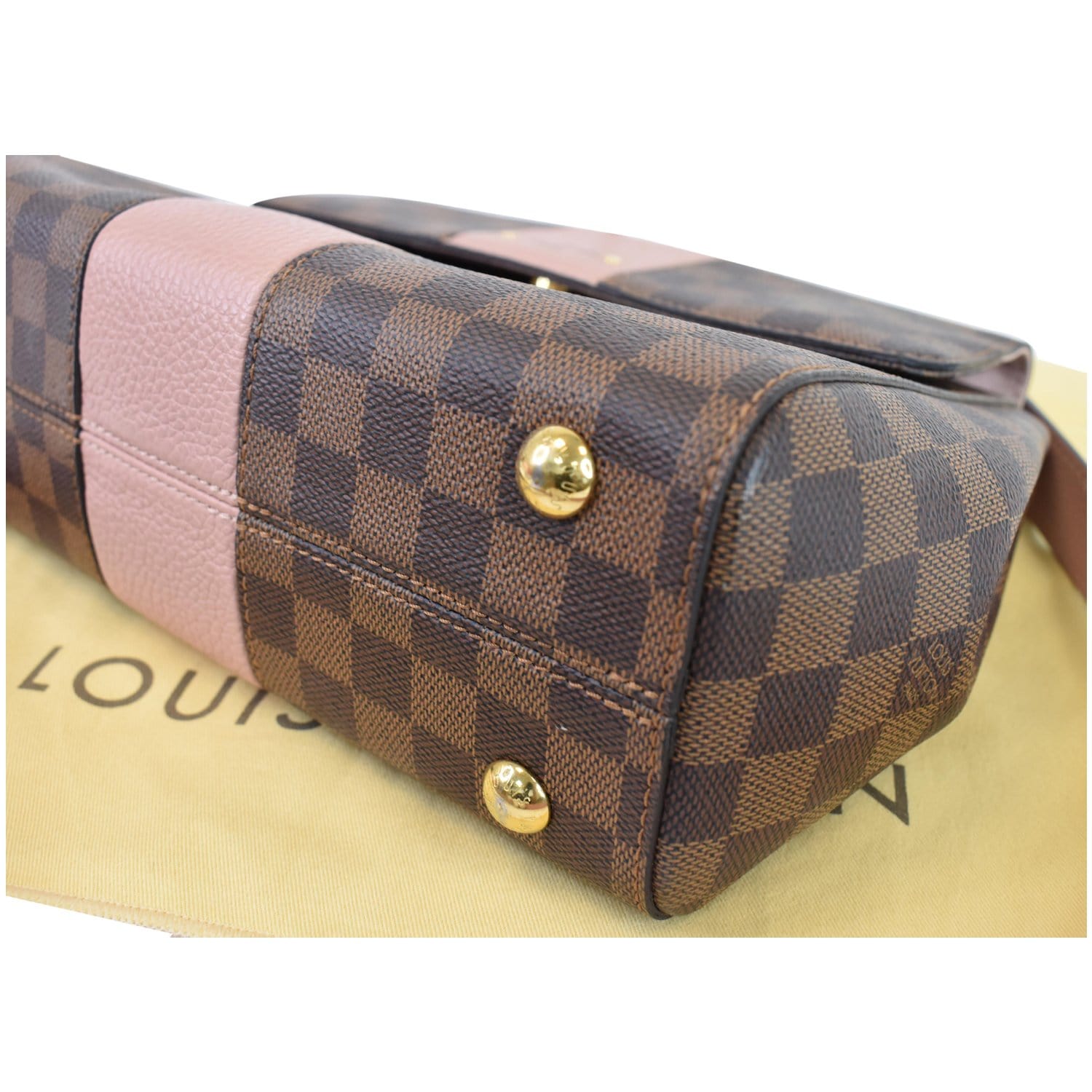 LOUIS VUITTON Bond Street MM Damier Ebene Bordeaux Crossbody Bag – Luxury  Labels