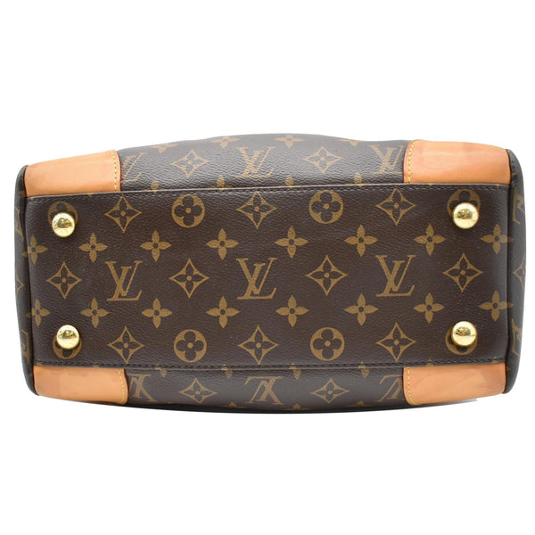 LOUIS VUITTON Segur Monogram Canvas Shoulder Bag Brown