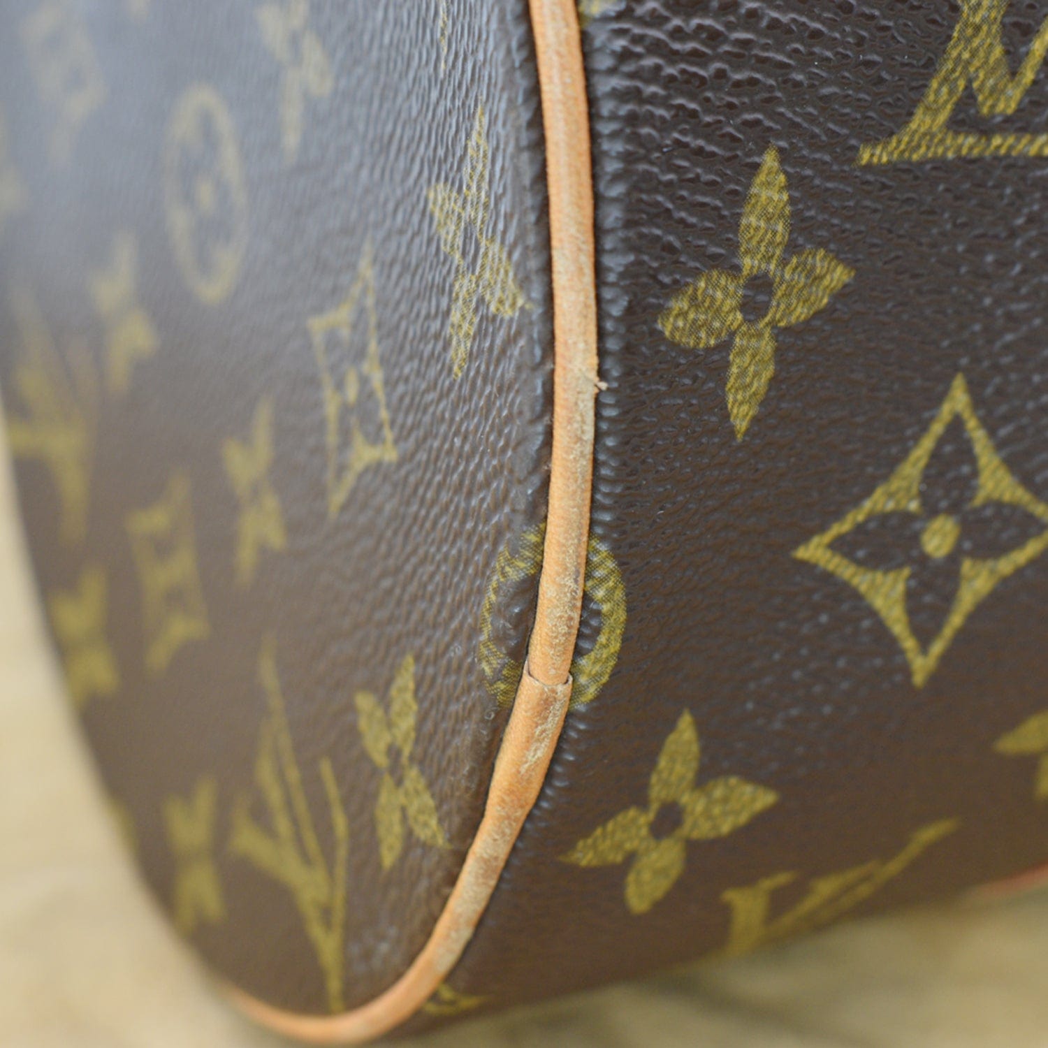 Papillon leather handbag Louis Vuitton Brown in Leather - 33354945