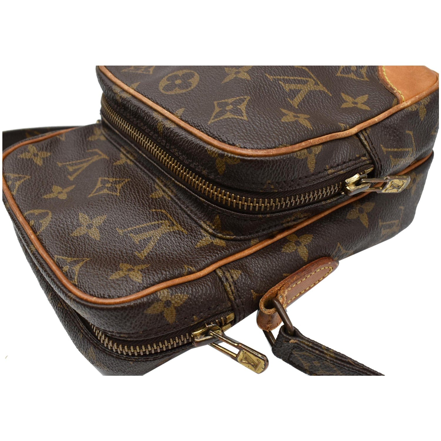 Crossbody bag Louis Vuitton Brown in Plastic - 29530818