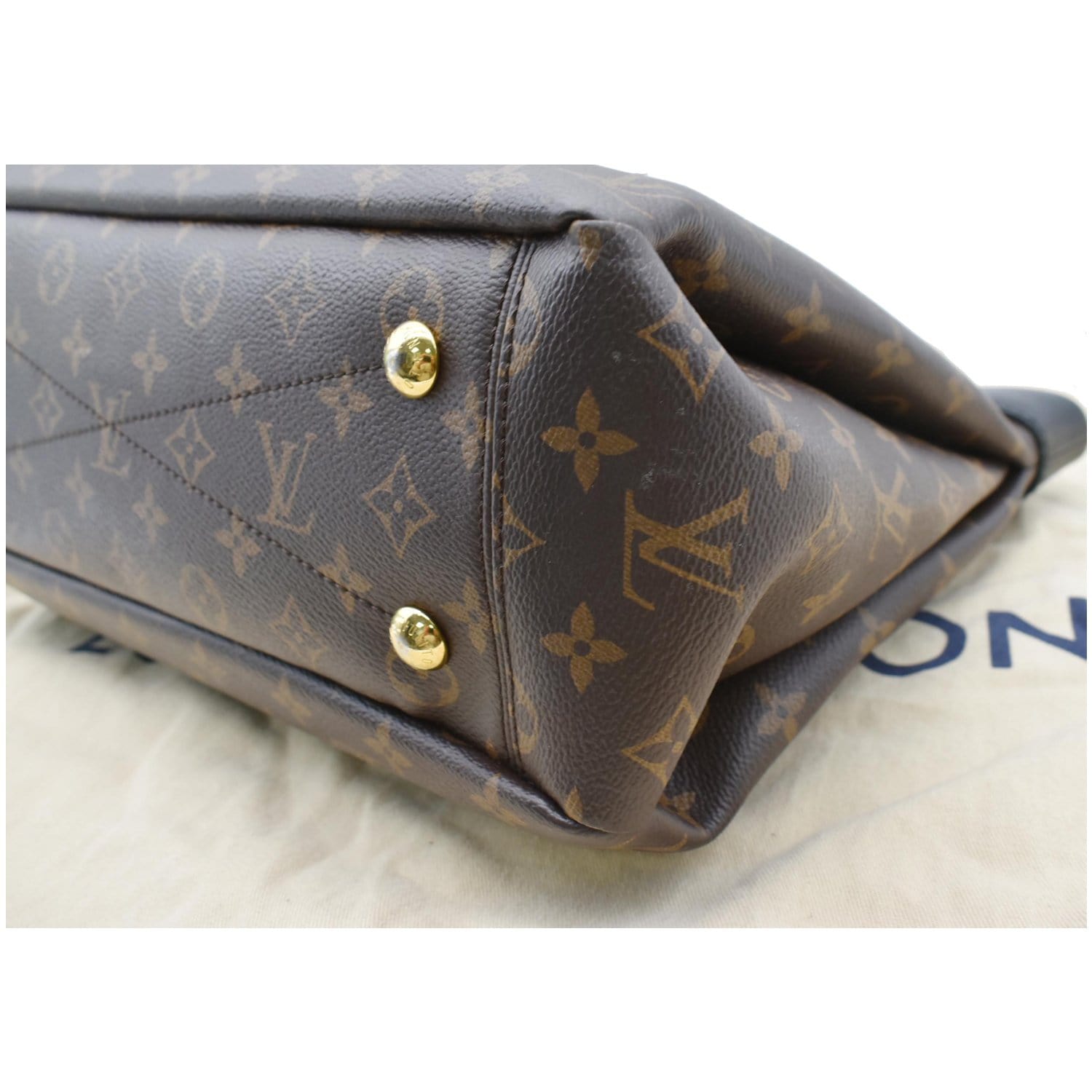 Louis Vuitton Black Monogram Canvas Pallas Shopper Tote Bag