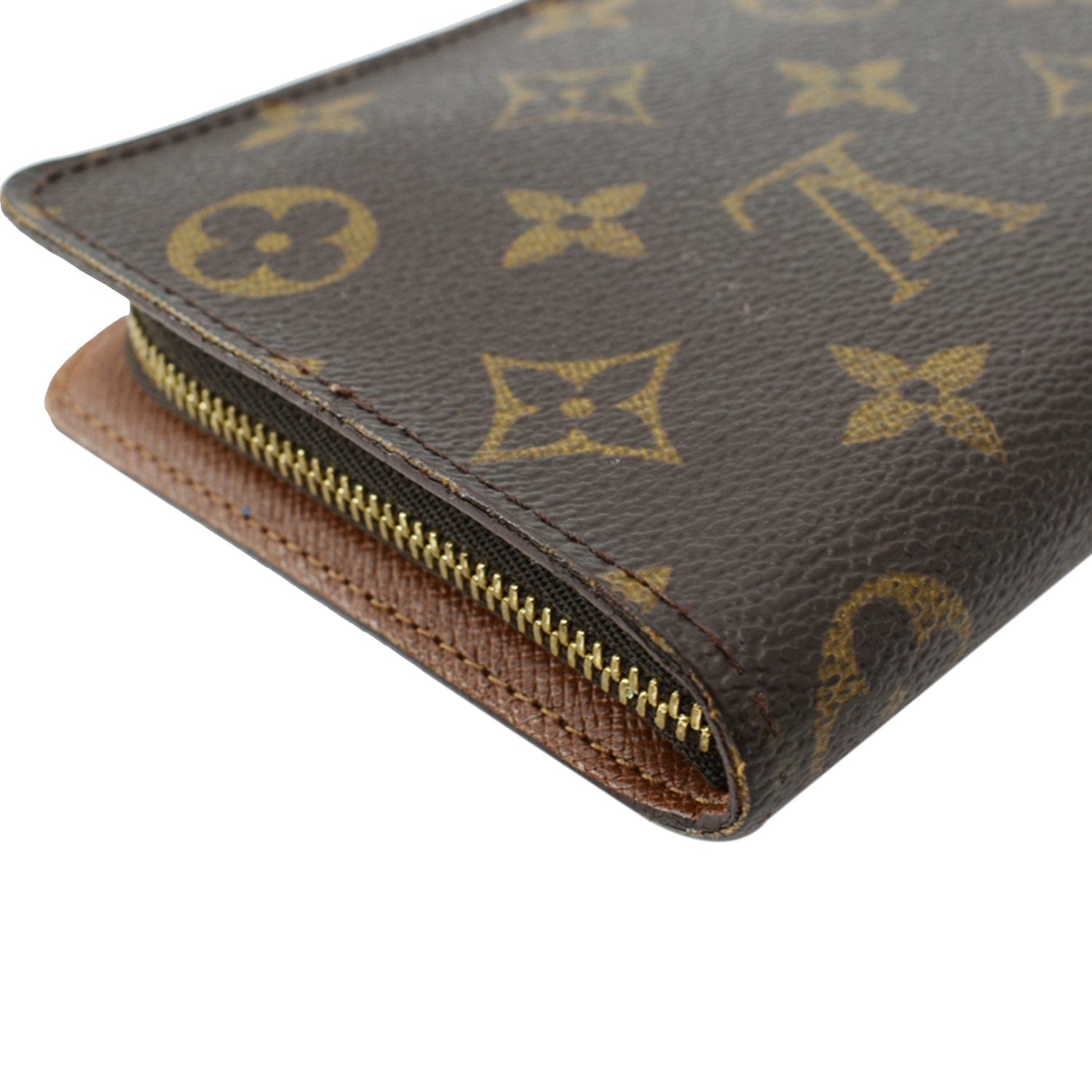 Zippy leather wallet Louis Vuitton Brown in Leather - 34335368