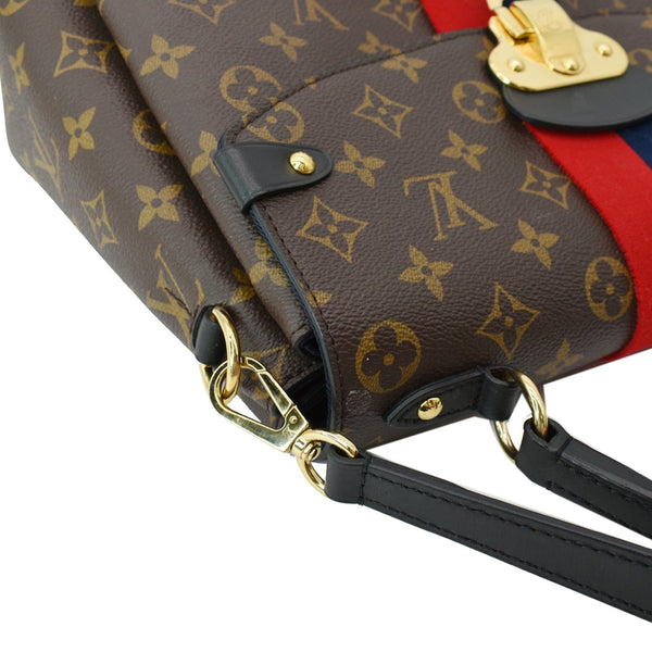 LOUIS VUITTON Georges MM Monogram Canvas Shoulder Bag Brown