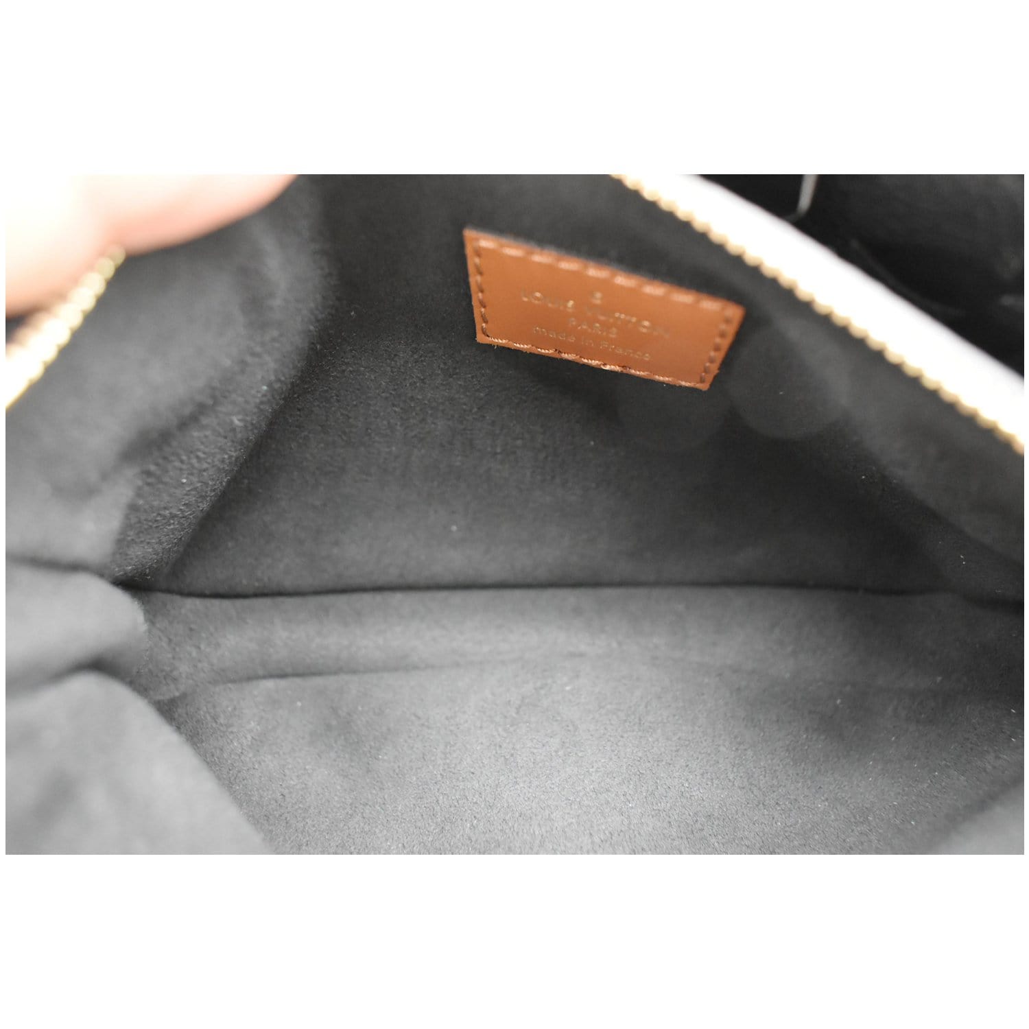 louis vuitton gray Monogram Empreinte leather Multi Pochette
