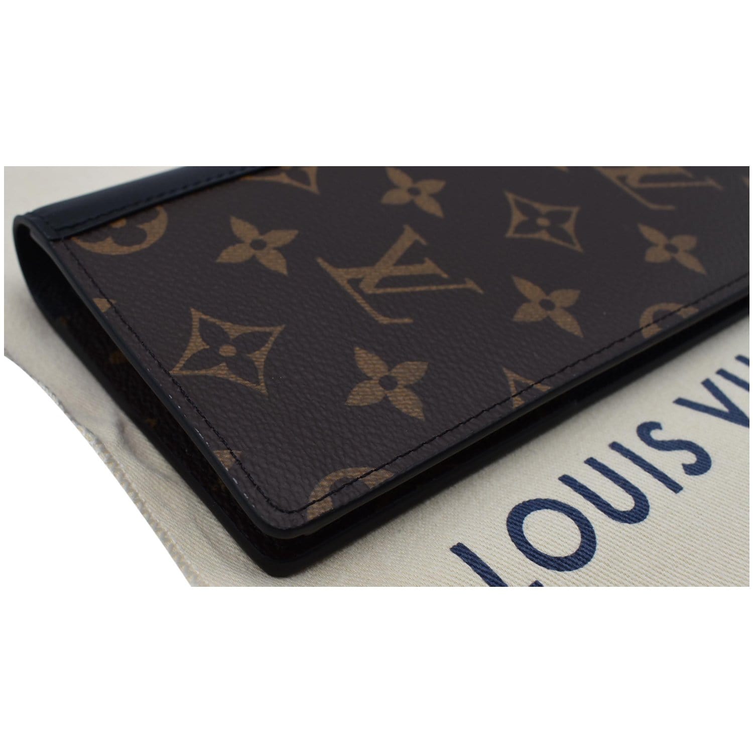 Shop Louis Vuitton MONOGRAM MACASSAR Brazza wallet (M69410) by iRodori03