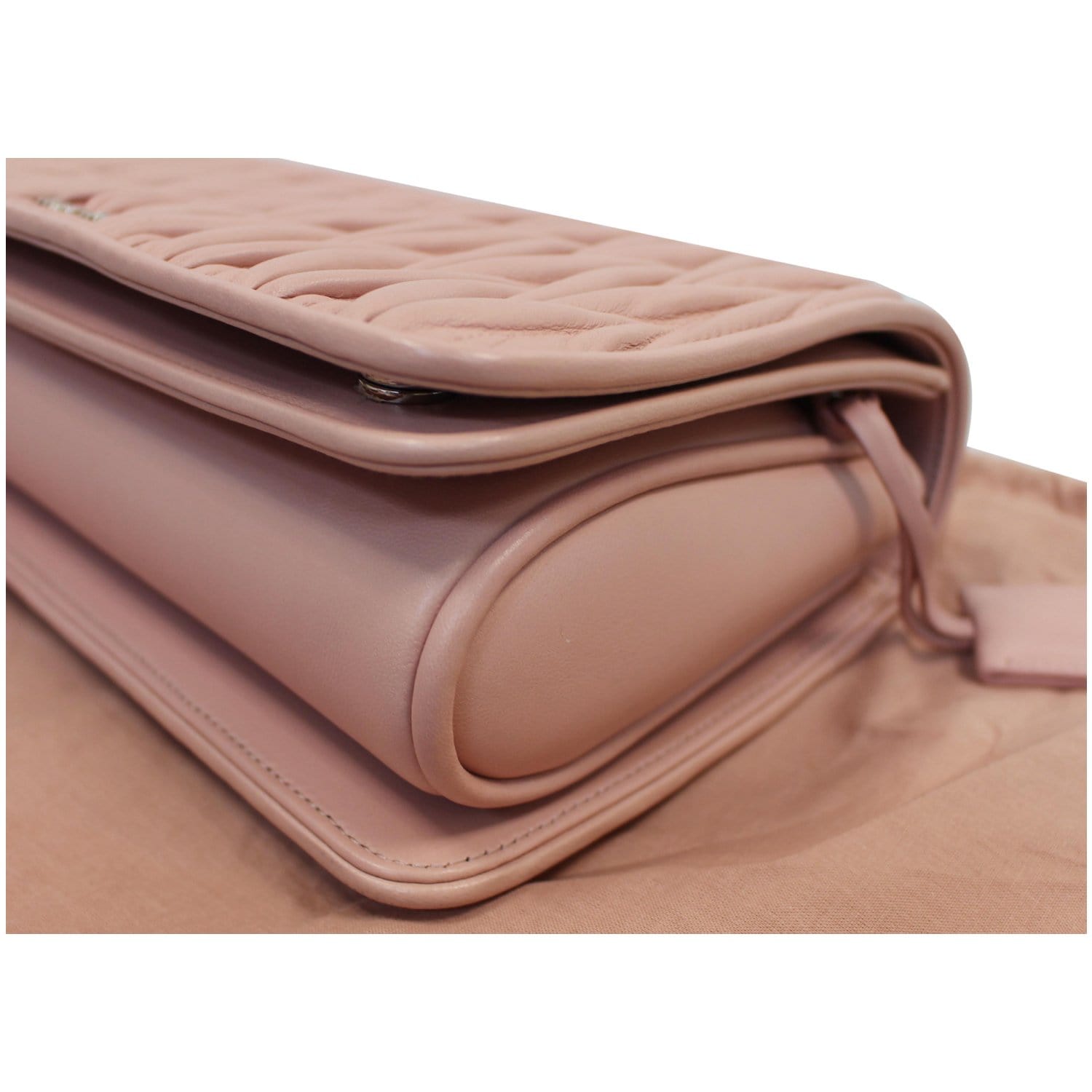 Miu Miu, Bags, Miu Miu Medium Nude Top Handle Leather Bag