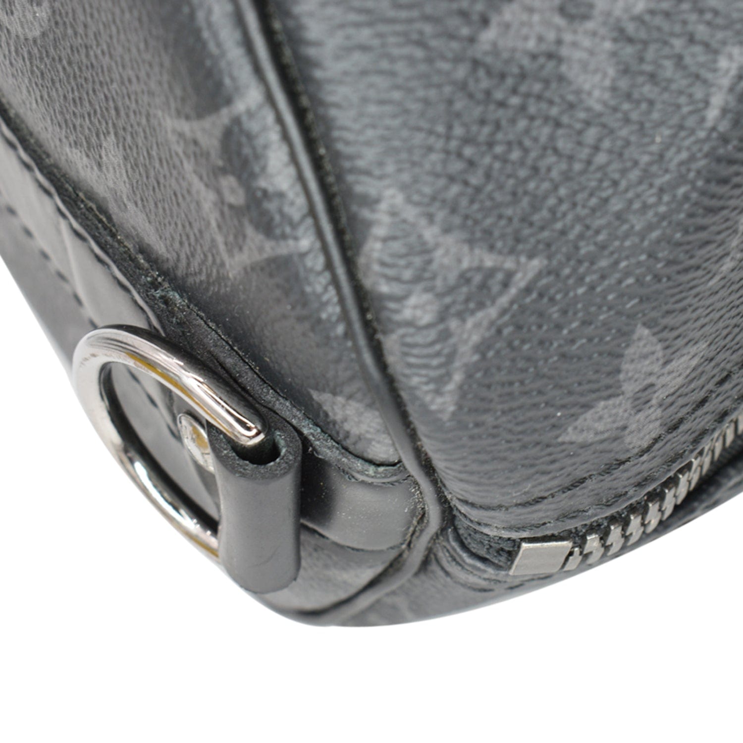 Authentic Louis Vuitton Monogram Eclipse Mini Keepall Bandouliere