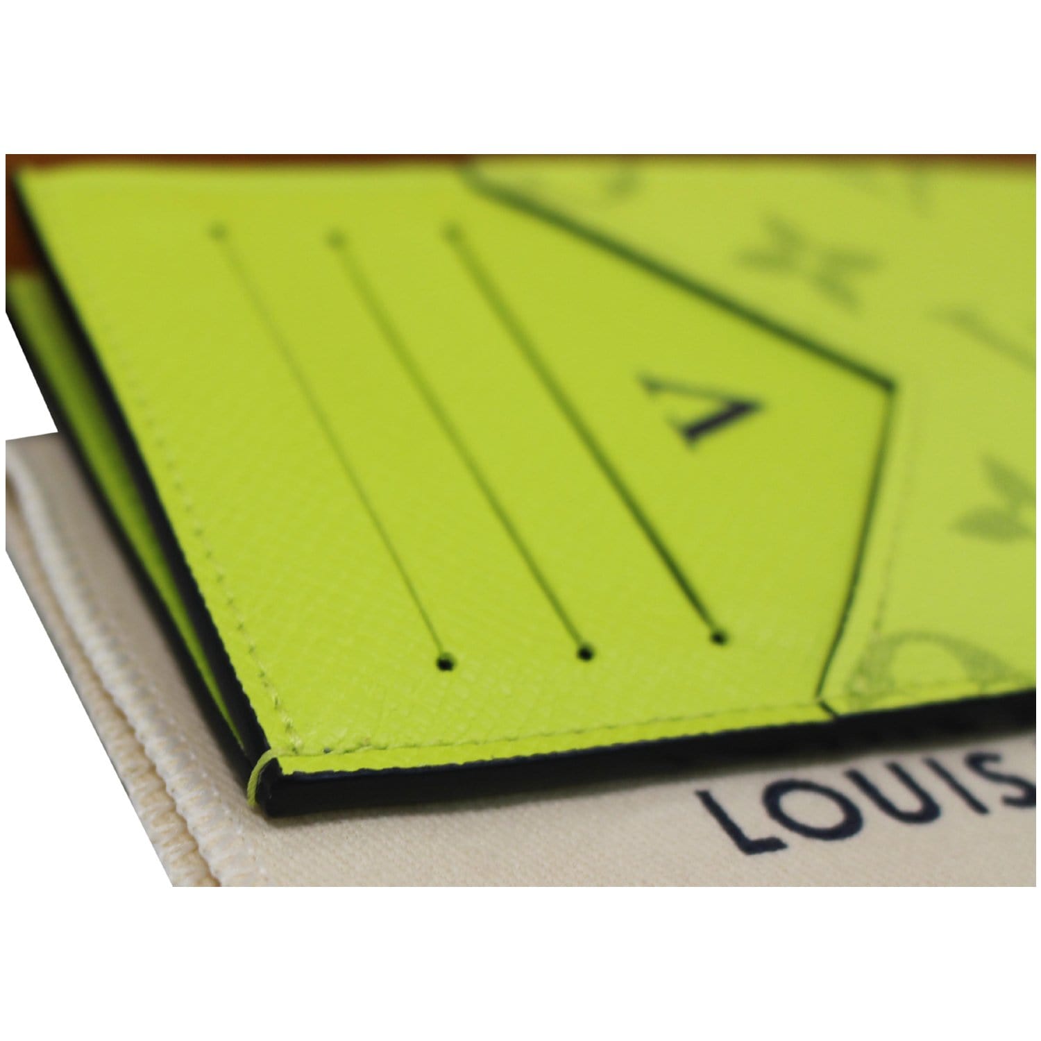 Louis Vuitton® Coin Card Holder Neon Yellow. Size in 2023