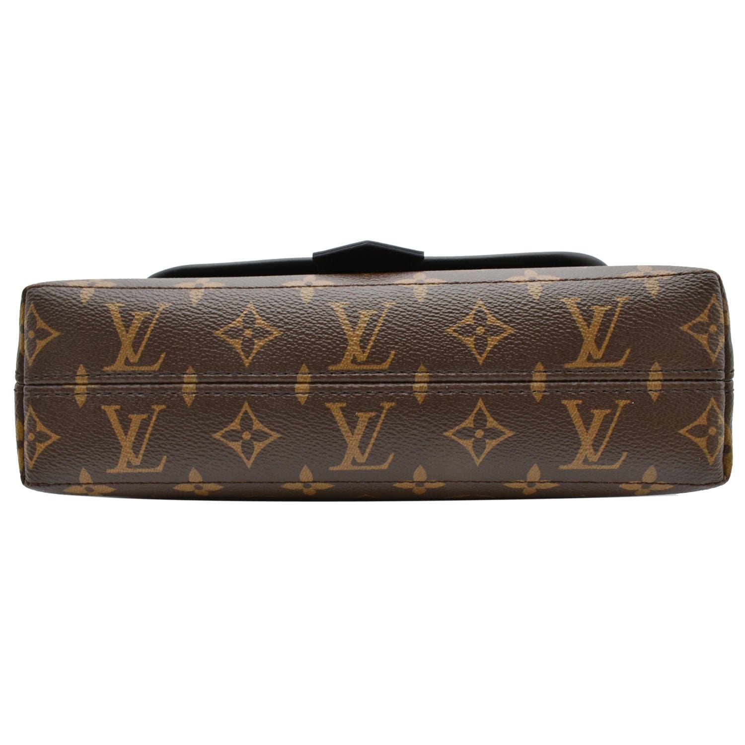 Louis Vuitton Monogram Macassar Utility Front Bag - Brown