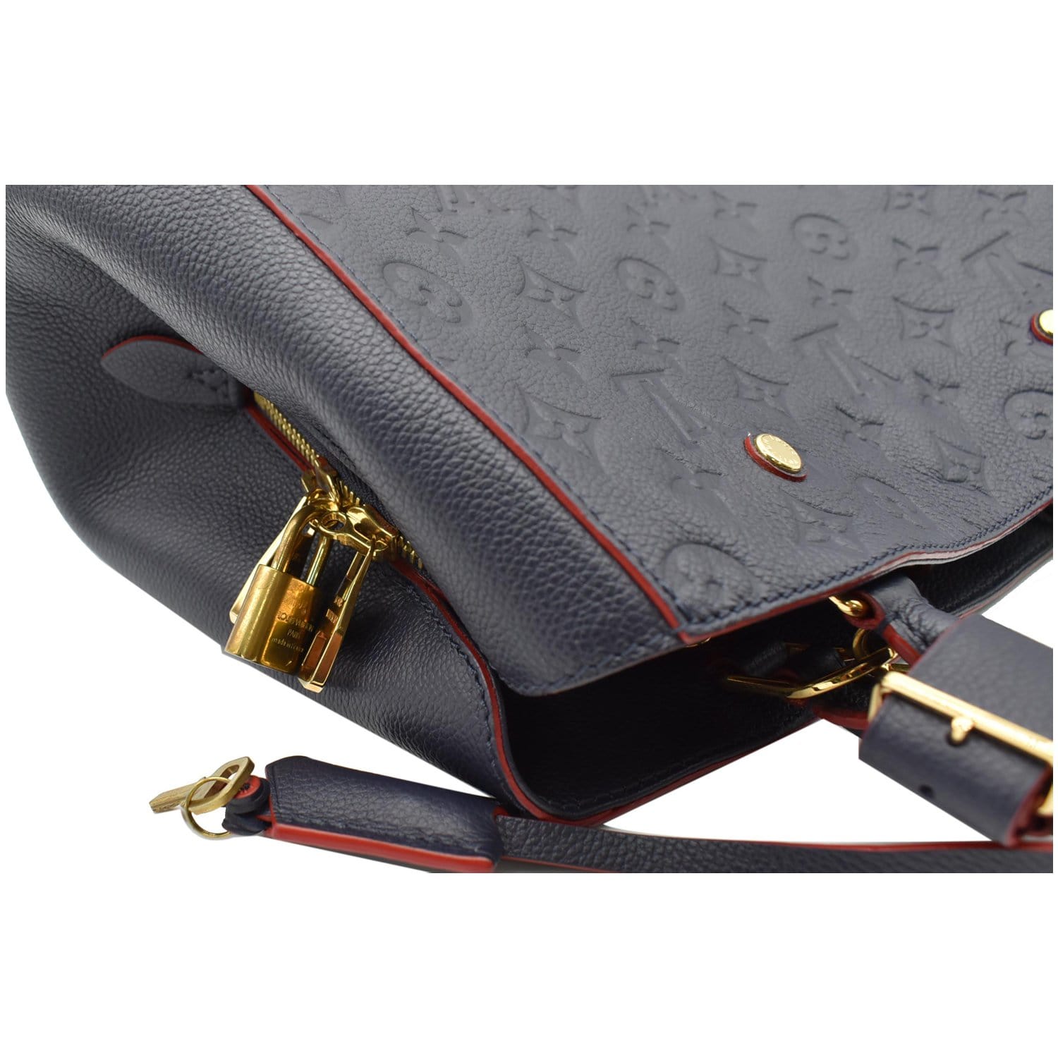 Louis Vuitton Blue Empriente Montaigne MM Handbag – KMK Luxury