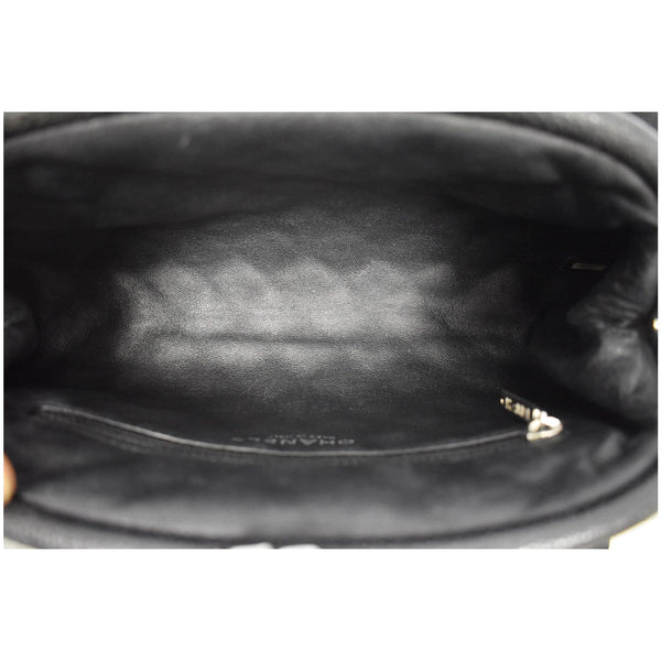 CHANEL Timeless Caviar Quilted Leather Clutch Black