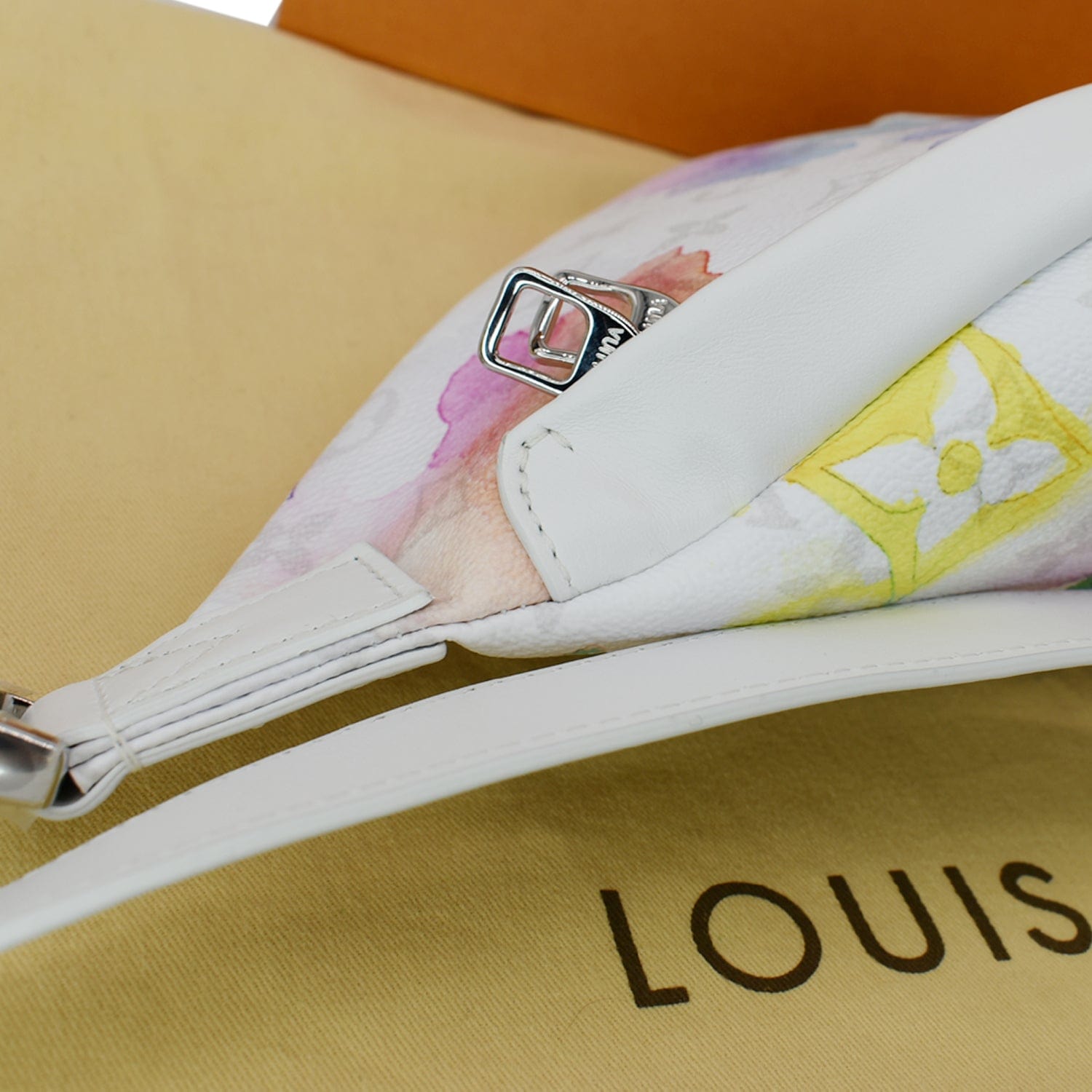 Louis Vuitton Multicolor White Watercolor Monogram Bumbag Fanny