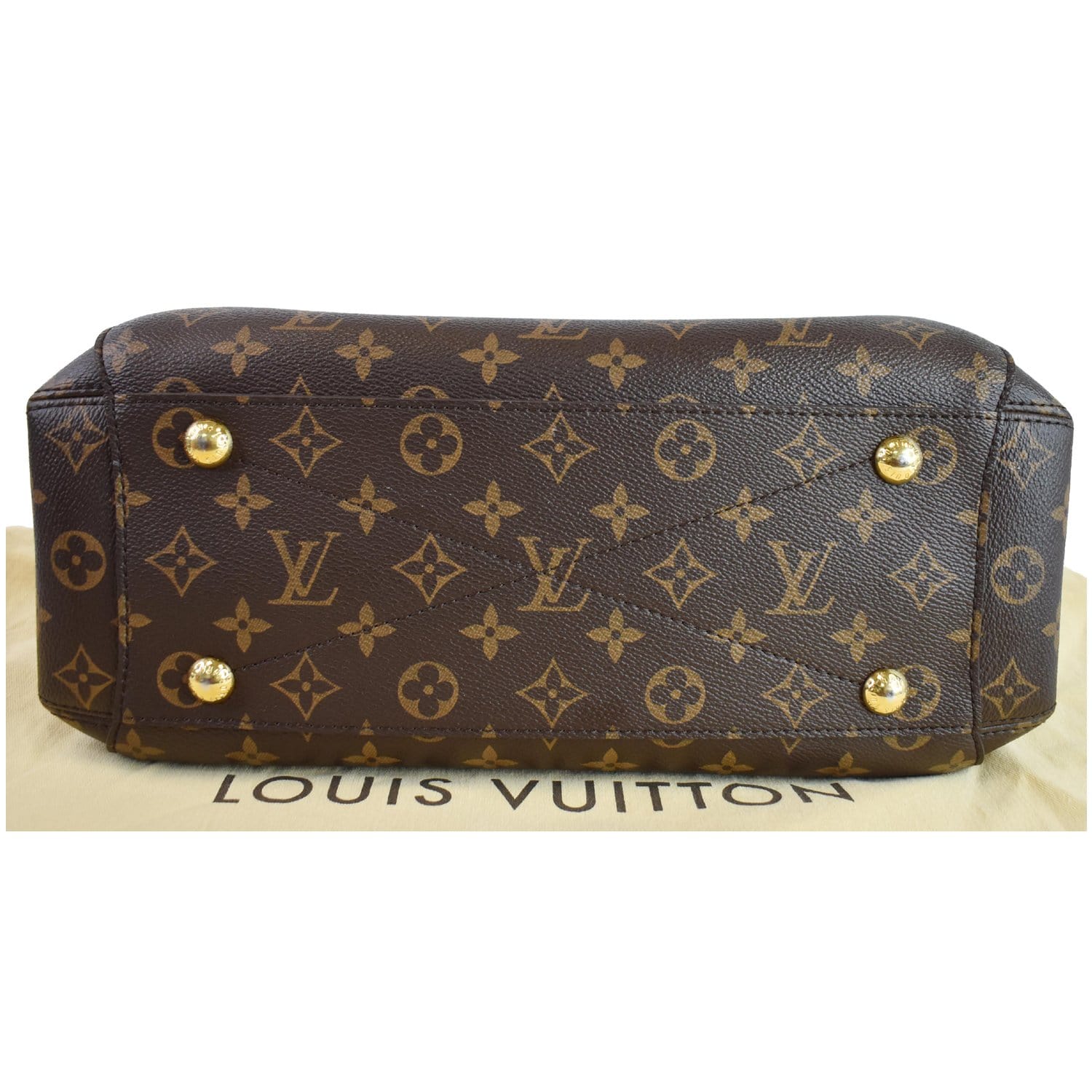 LOUIS VUITTON Montaigne GM Monogram Canvas Shoulder Bag Brown - 25% OF