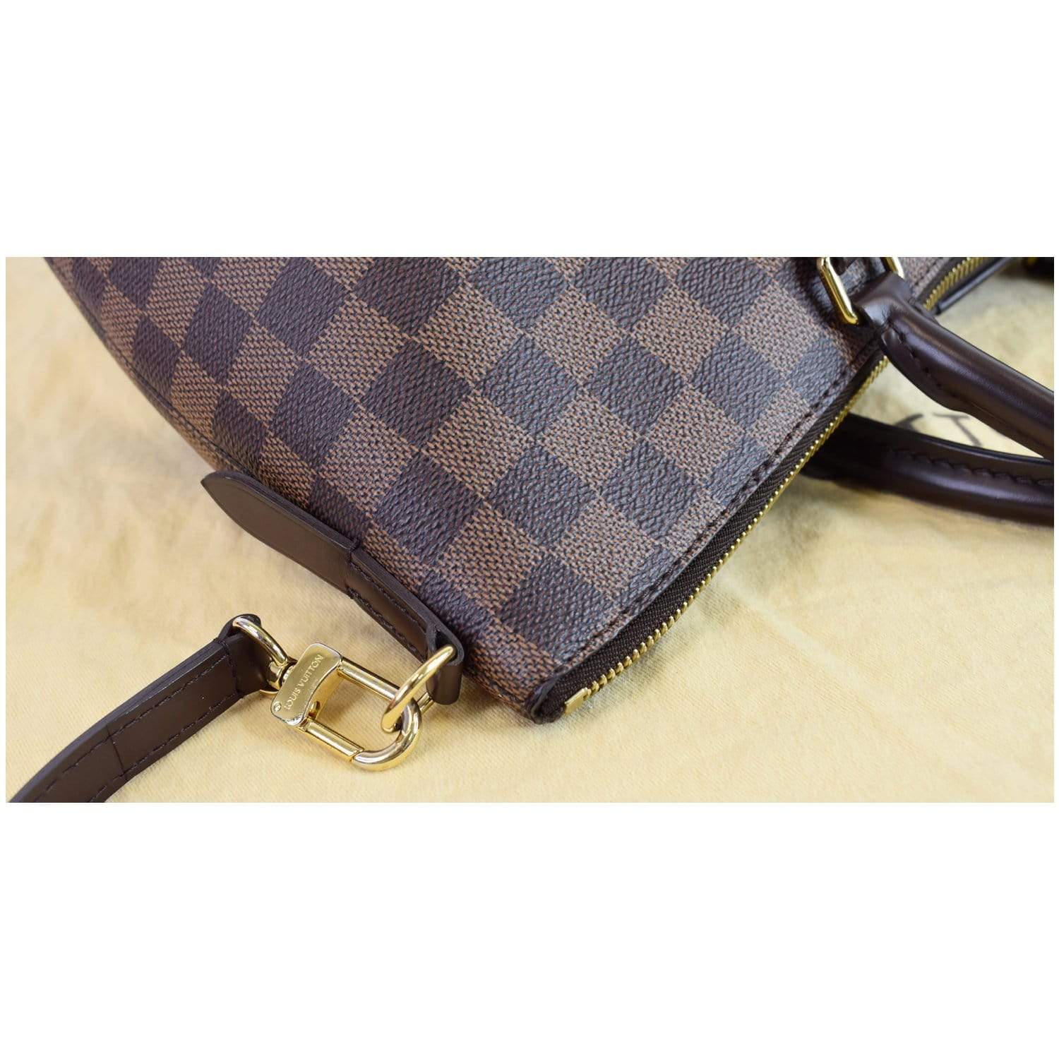 Louis Vuitton Shoulder Bag Siena MM Damier Ebene Canvas Shoulder