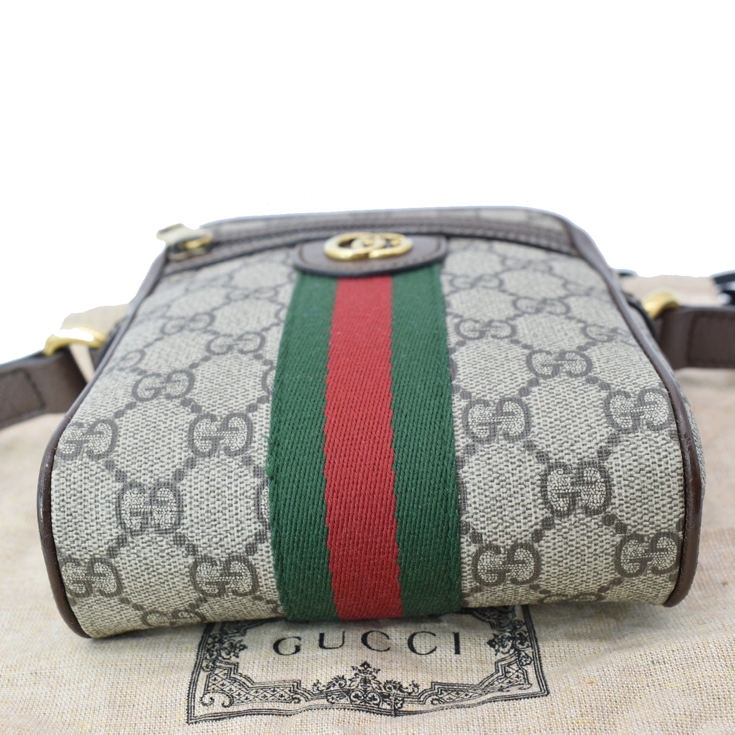 Gucci Large Diaper GG Supreme Canvas Shoulder Bag - DDH