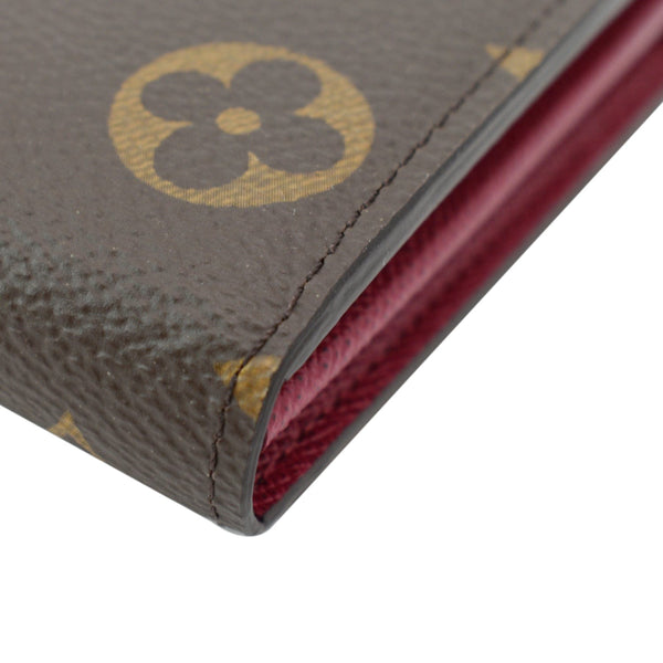 LOUIS VUITTON Sarah Monogram Canvas Wallet Brown