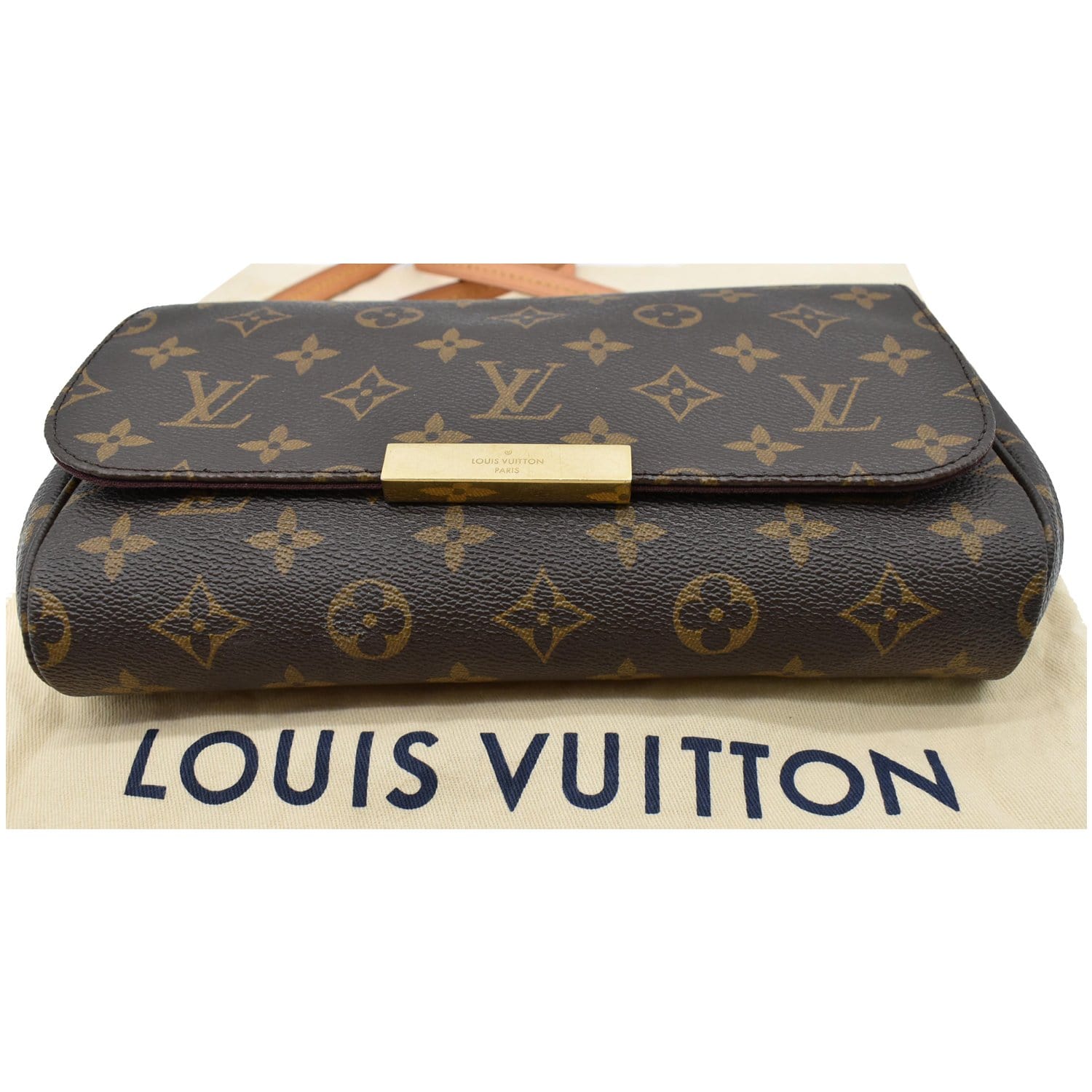 Louis Vuitton Favorite MM Monogram Chain Clutch Crossbody (SA0145