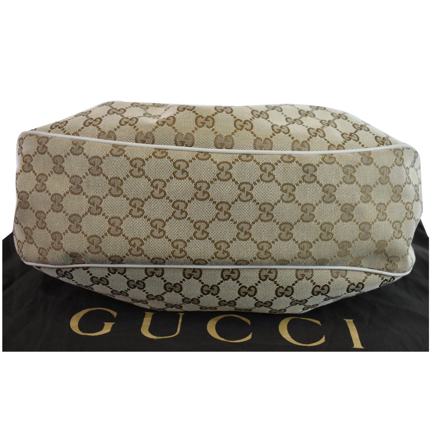 Gucci Grey Original GG Canvas Sukey Hobo QFB1FI2BEB000