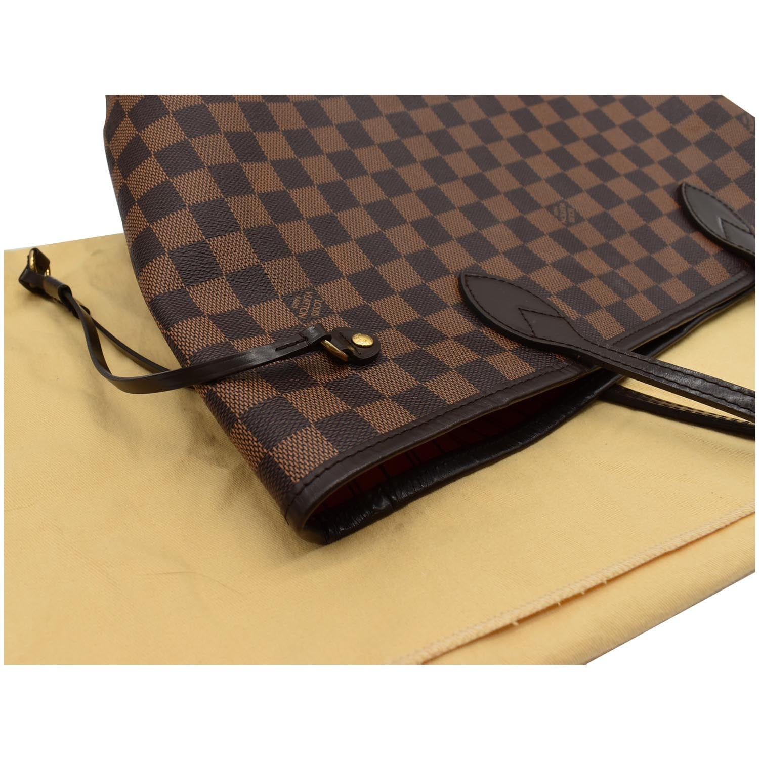 Pre-Owned Louis Vuitton Neverfull Damier Ebene MM Tote Bag