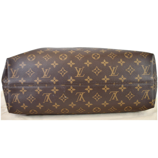 LOUIS VUITTON Graceful MM Monogram Canvas Shoulder Bag Brown