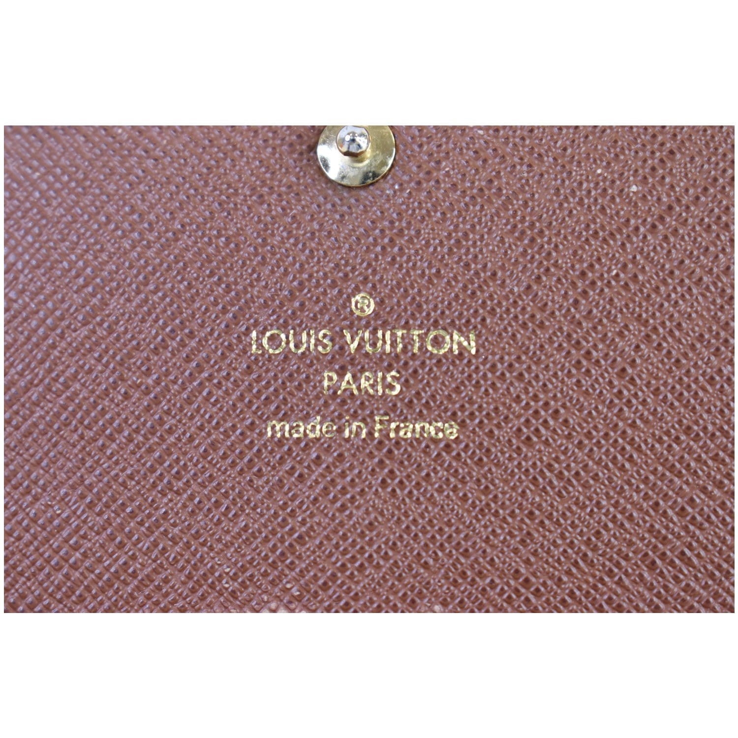 Emilie leather wallet Louis Vuitton Brown in Leather - 36557420