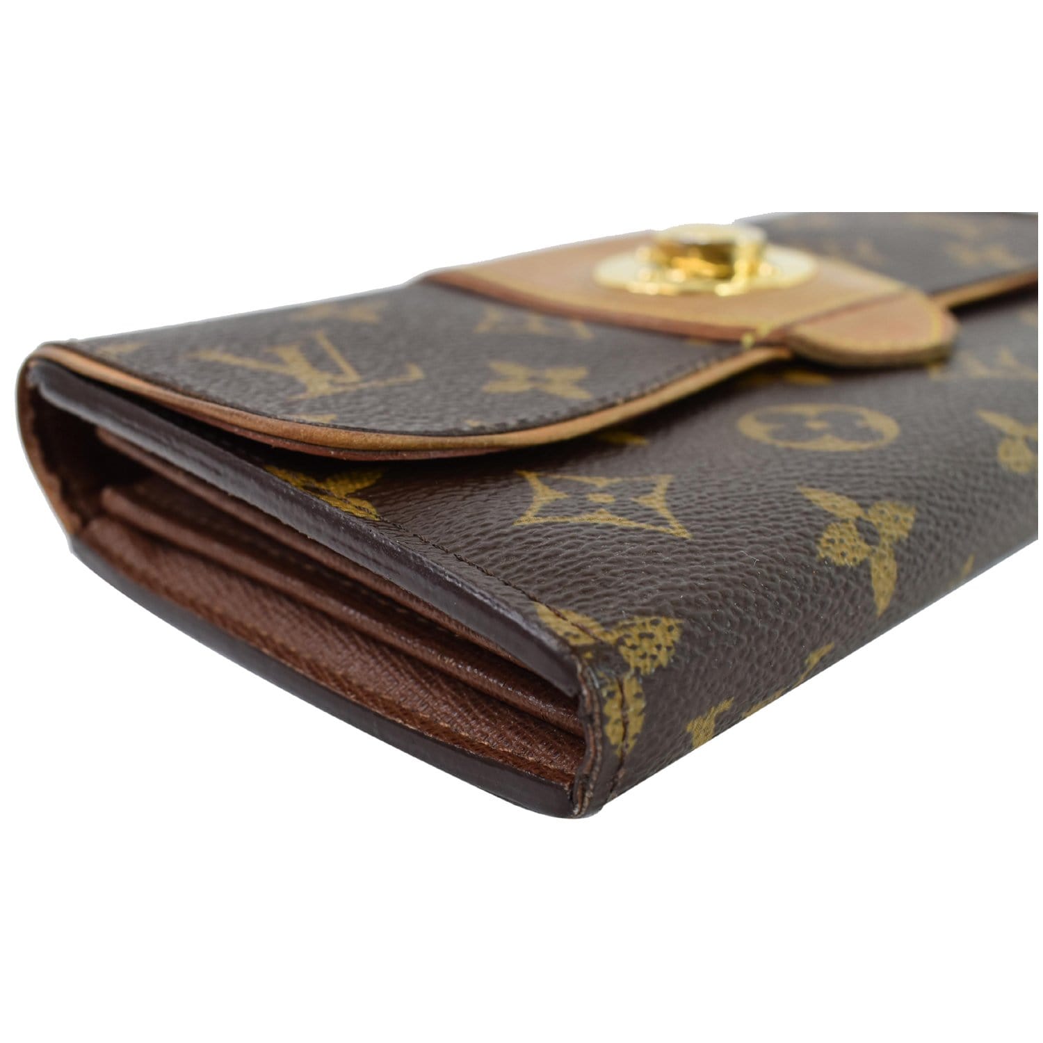 Louis Vuitton Monogram Portefeuille Boétie Wallet Purse Brown Dark brown  Leather ref.956998 - Joli Closet