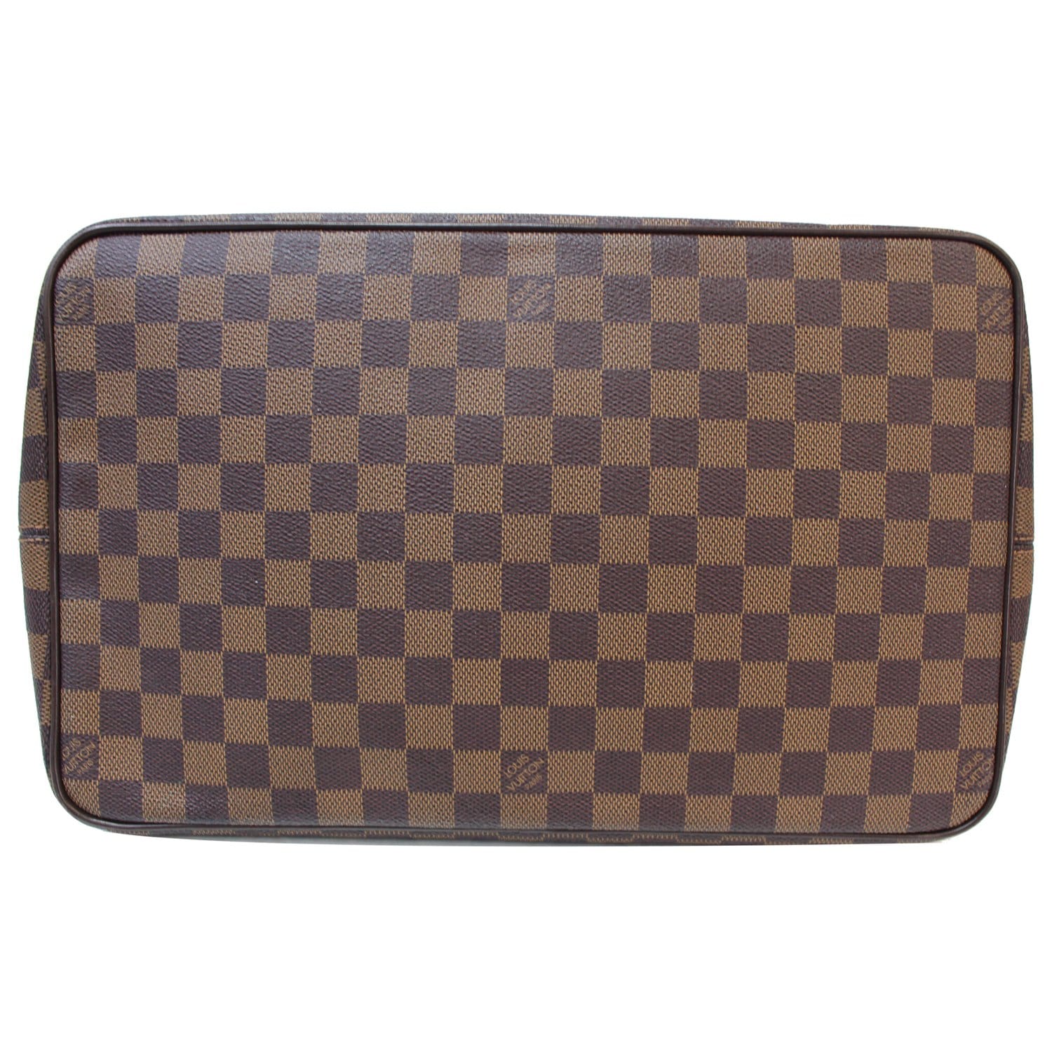 LOUIS VUITTON Damier Ebene Saleya GM Shoulder Handbag