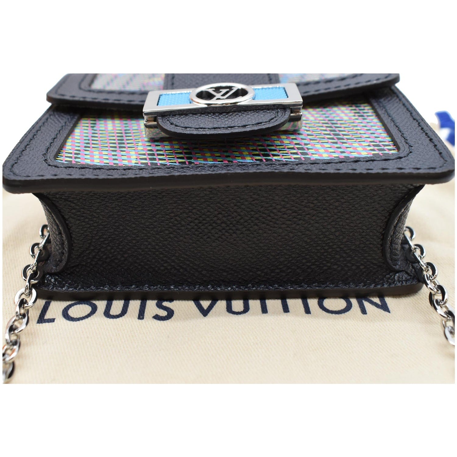 Sold at Auction: Louis Vuitton, Louis Vuitton - LV Pop Mini Dauphine Blue  Damier Monogram Belt Bag / Crossbody