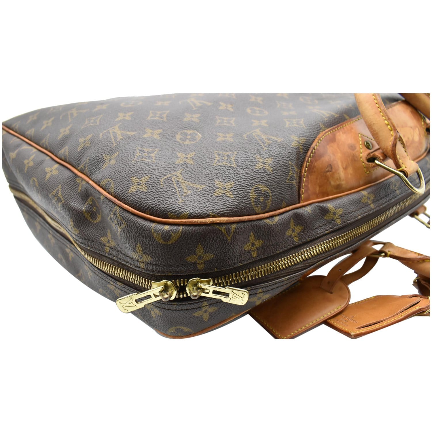 Louis Vuitton, Bags, Auth Louis Vuitton Alize 2 Poches Travelling Bag Size  Large Vintage