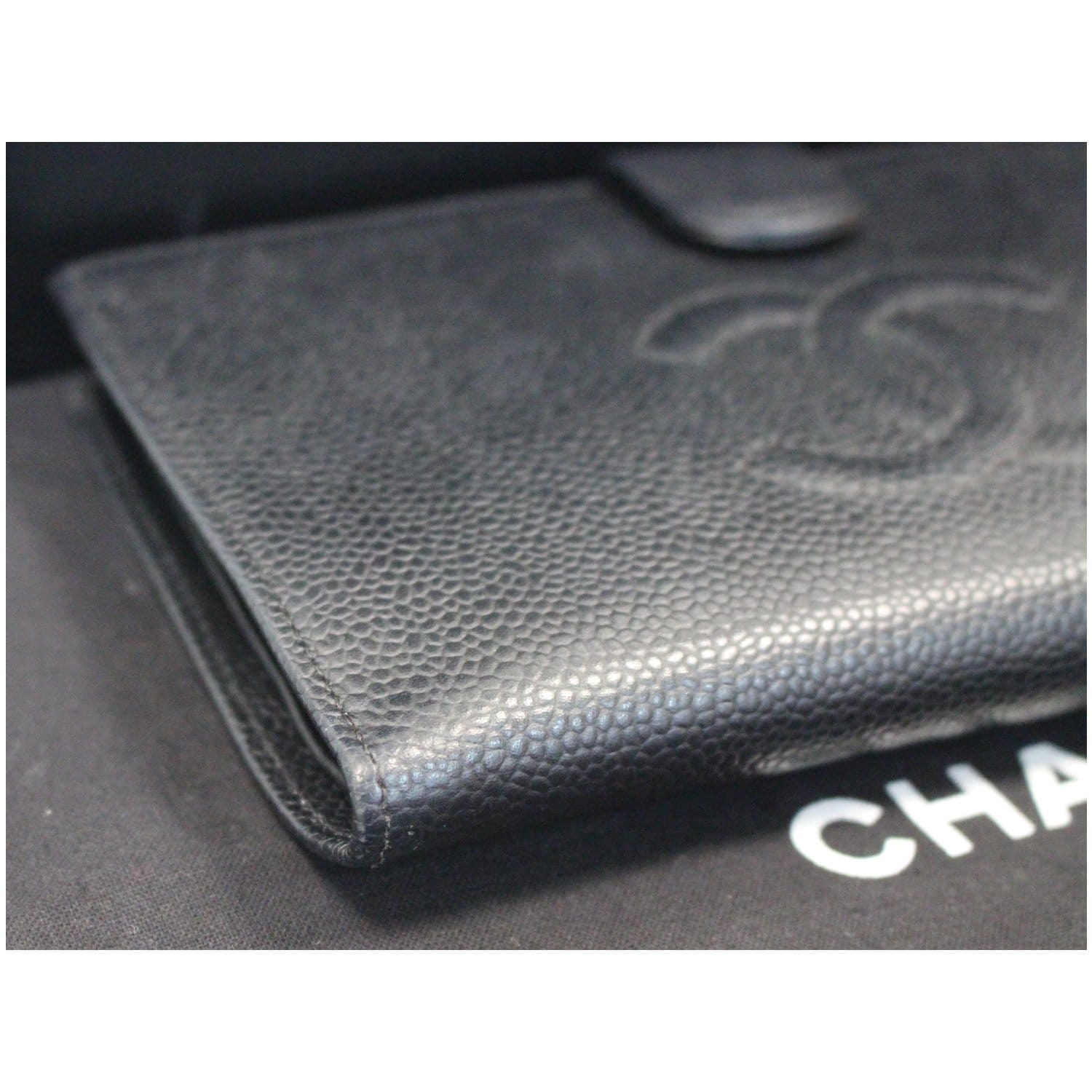 Chanel Caviar Long Classic Bifold Wallet