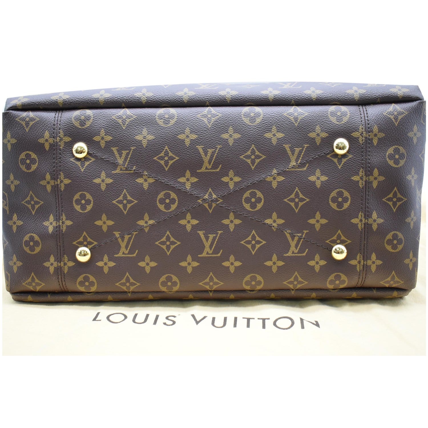 Louis Vuitton - Authenticated Artsy Handbag - Leather Brown Plain for Women, Good Condition