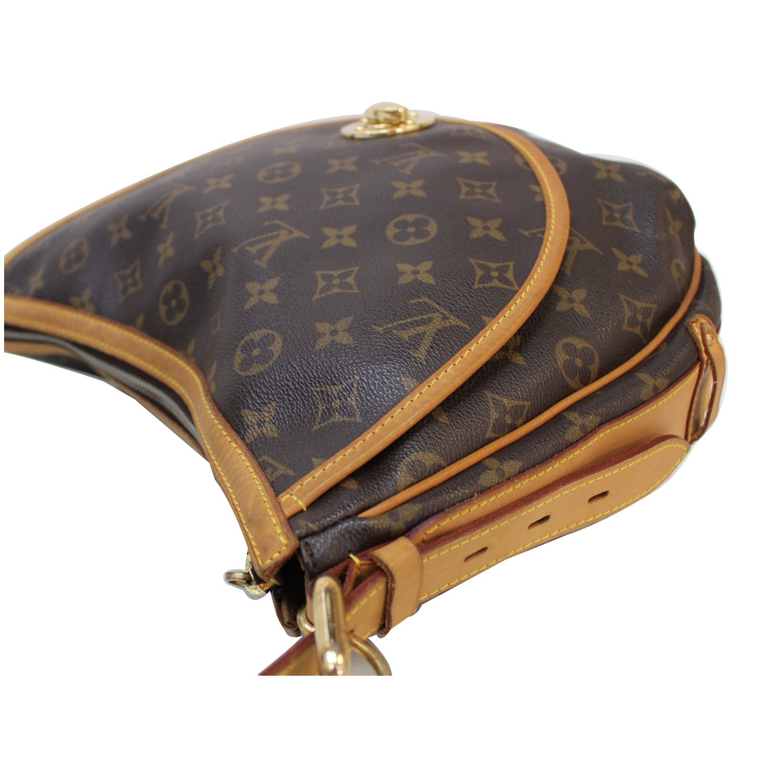 Louis Vuitton Brown Monogram Canvas Tulum GM Shoulder Bag at 1stDibs