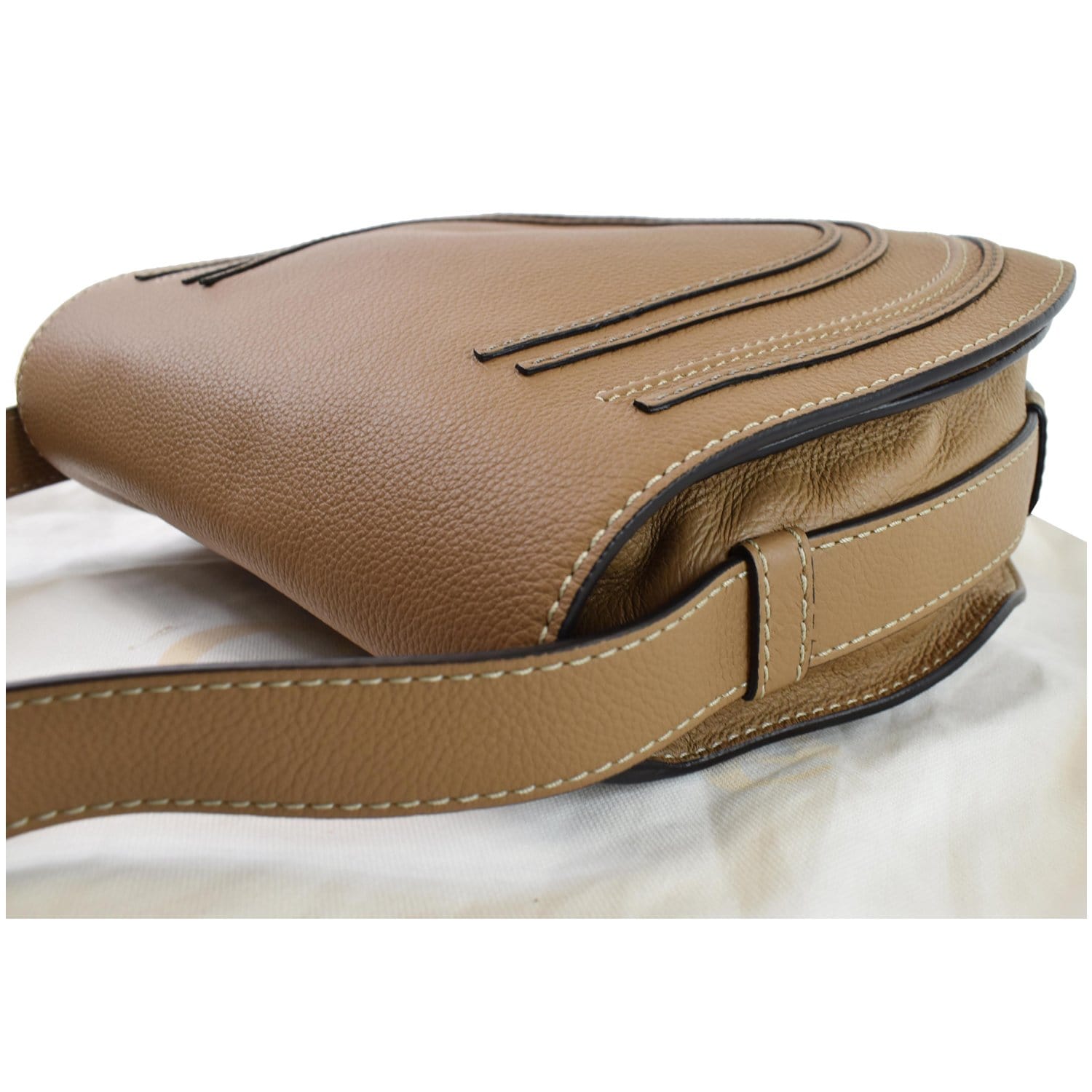 Chloé Leather Marcie Mini Crossbody Bag - Brown Crossbody Bags, Handbags -  CHL262287