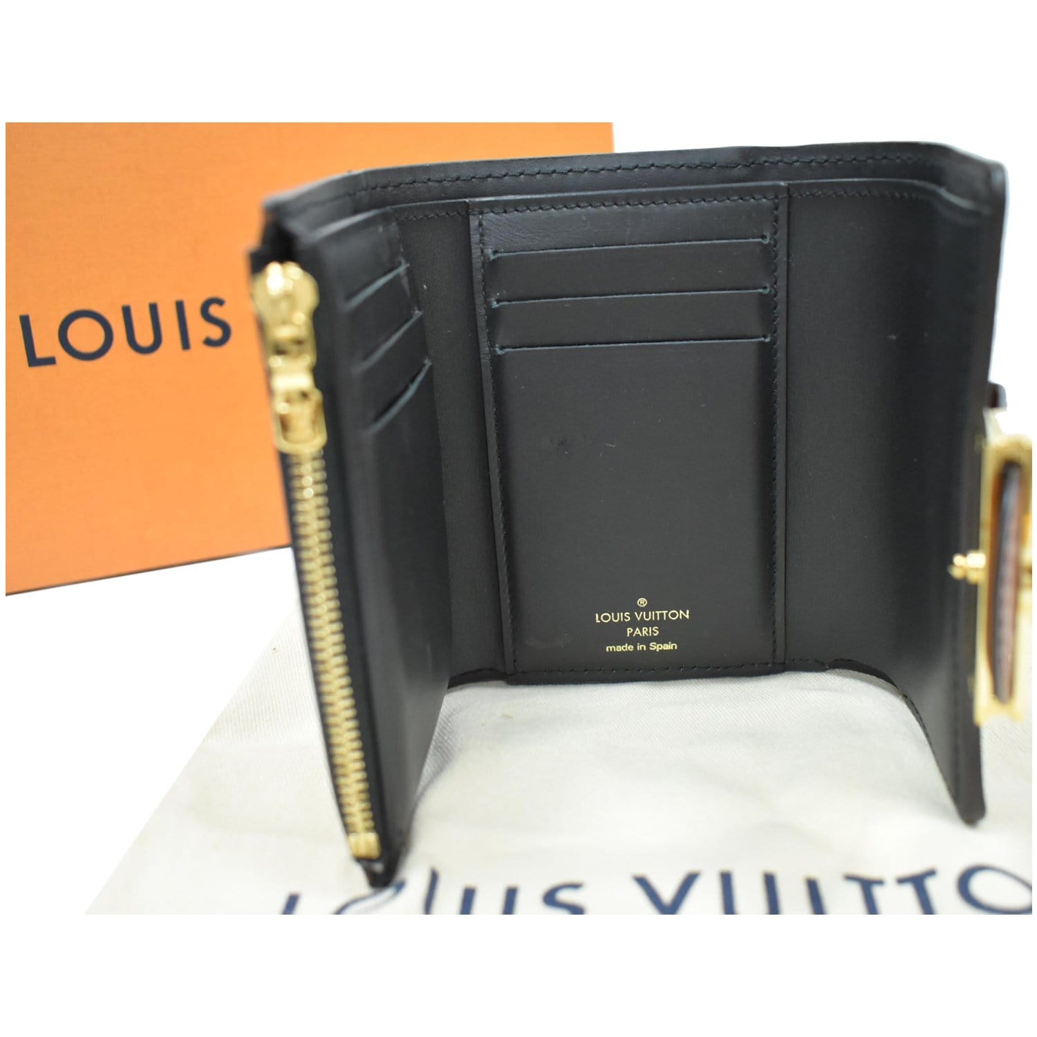 LOUIS VUITTON Portefeiulle Dauphine Compact Wallet Purse M68725