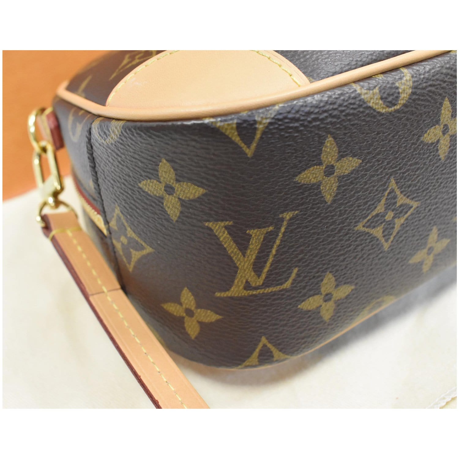 Louis Vuitton Brown Monogram Coated Canvas Deauville Mini Gold Hardware,  2020 Available For Immediate Sale At Sotheby's