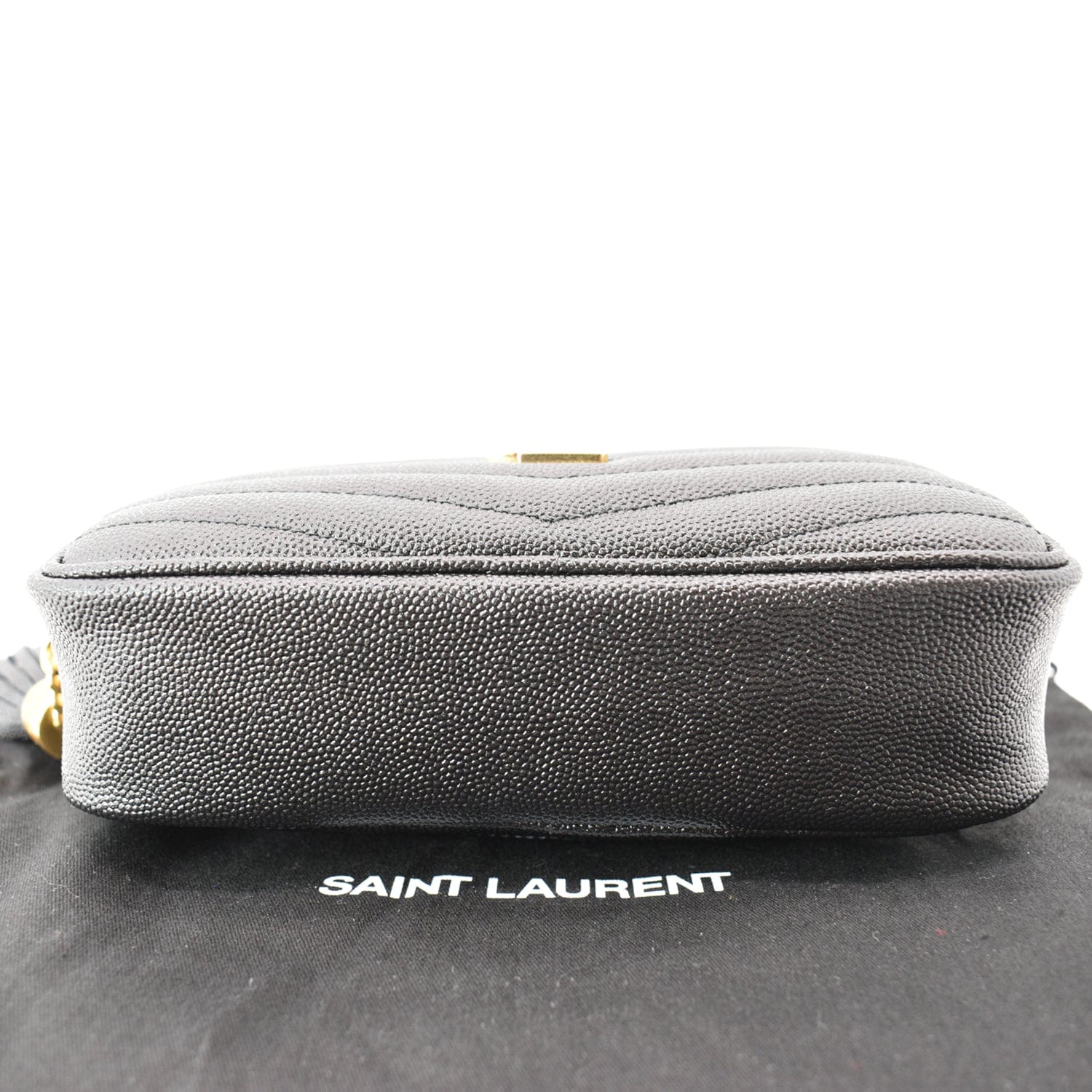 Yves Saint Laurent cosmetic bag  Black makeup bag, Yves saint