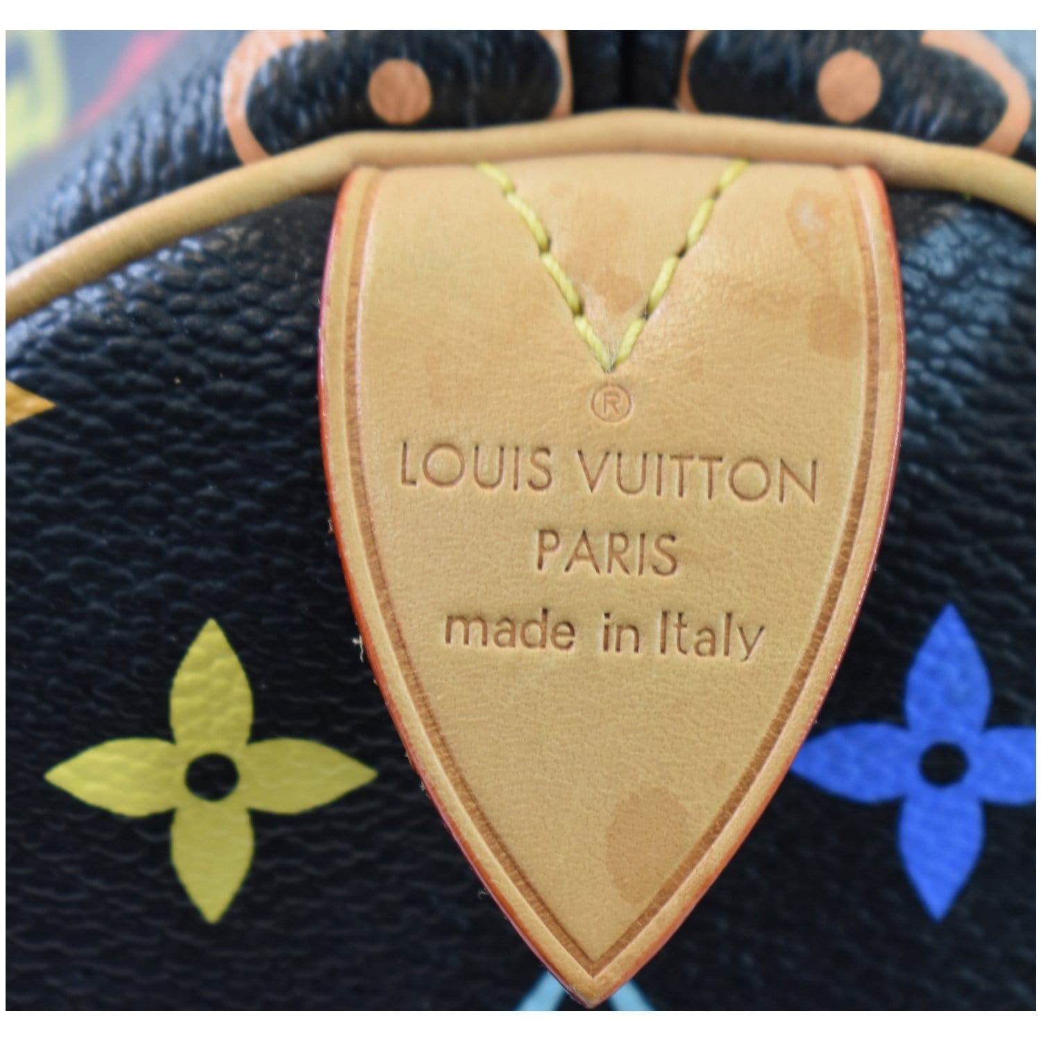 Louis Vuitton Multicolor Monogram Speedy 40 In black coated canvas Cloth  ref.949019 - Joli Closet