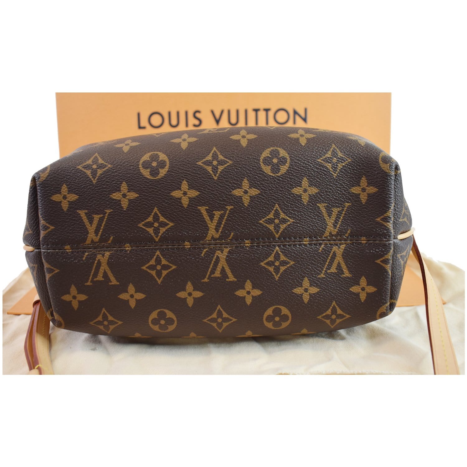 Turenne cloth handbag Louis Vuitton Brown in Cloth - 35549930