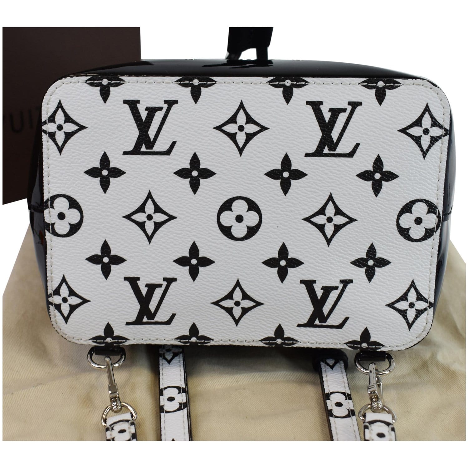Louis Vuitton Hot Springs Backpack White Monogram And Patent
