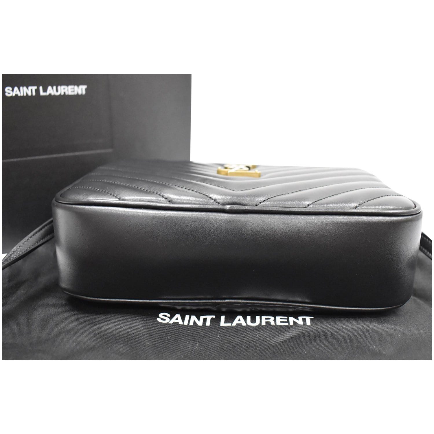 SAINT LAURENT Lou leather camera bag DARK BEIGE – Top Quality Yves