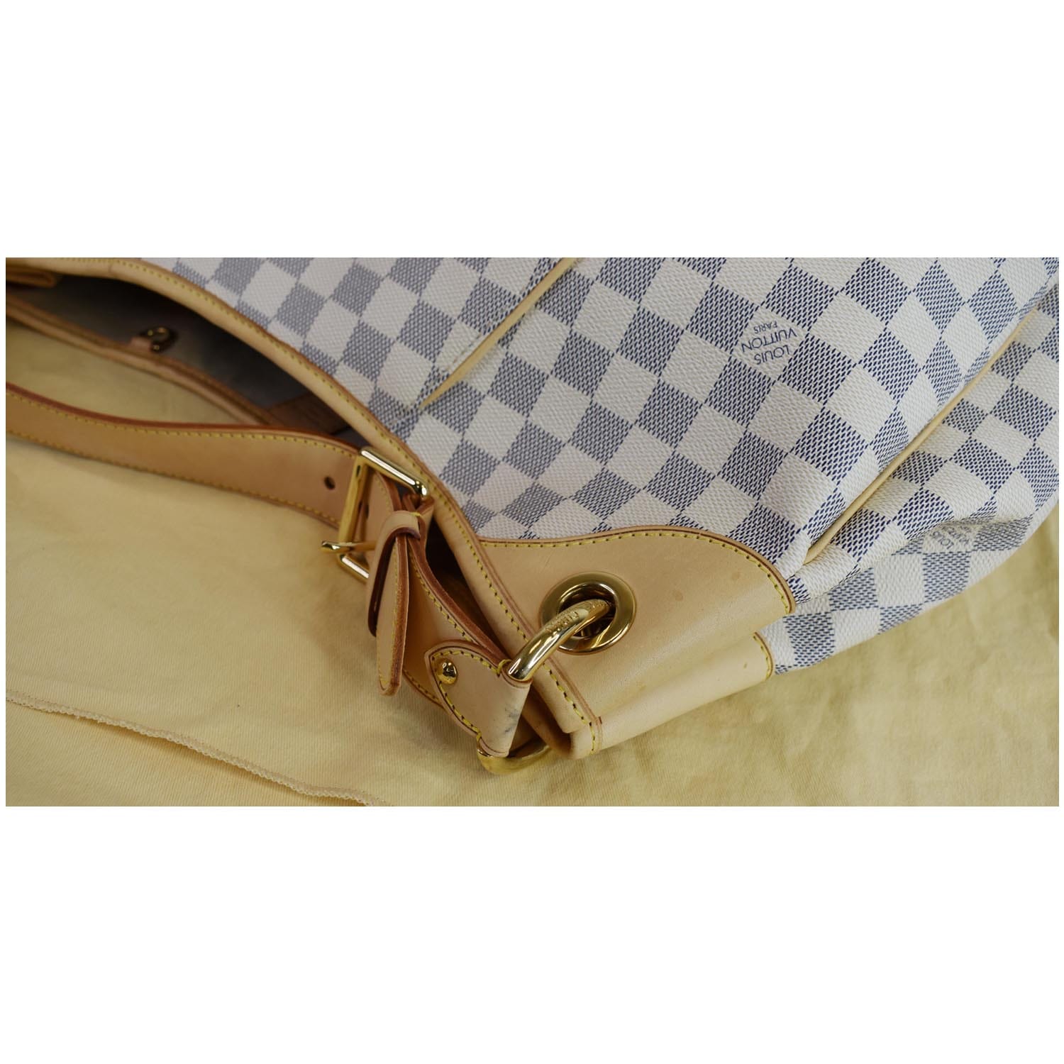 Louis Vuitton Galliera GM Damier Azur Shoulder Bag